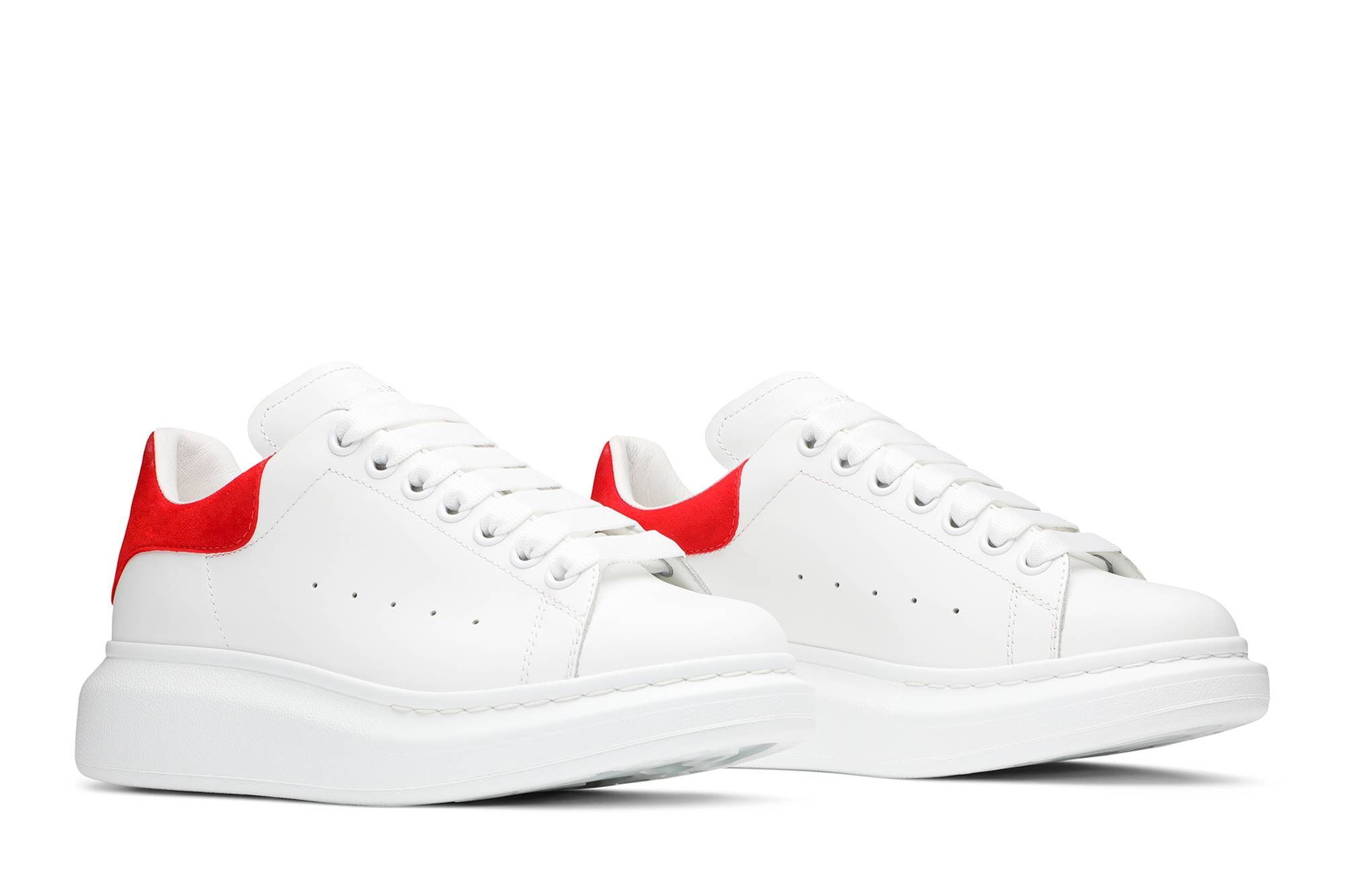 Alexander McQueen Wmns Oversized Sneaker 'Lush Red' - 8