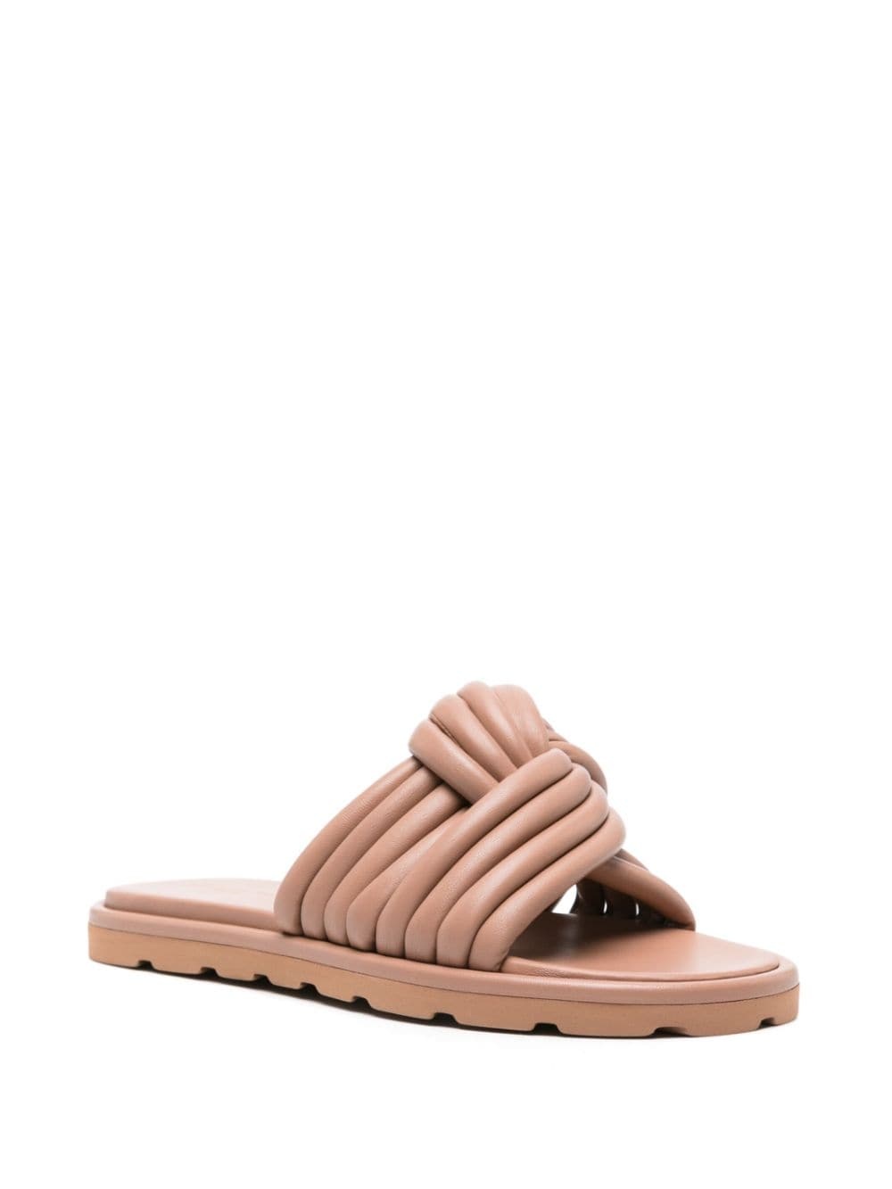 Ottavia leather slides - 2