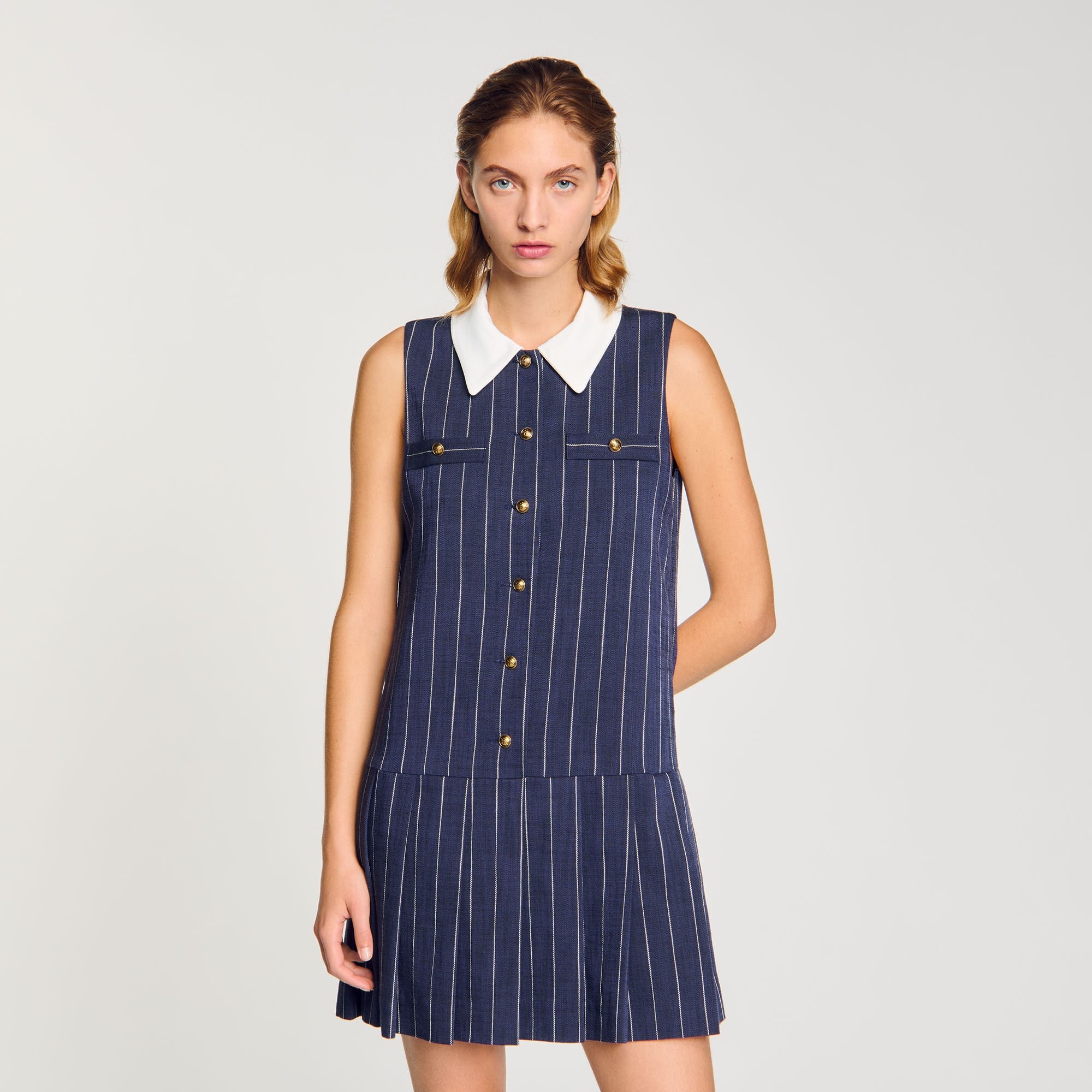 MINI STRIPED DRESS - 4
