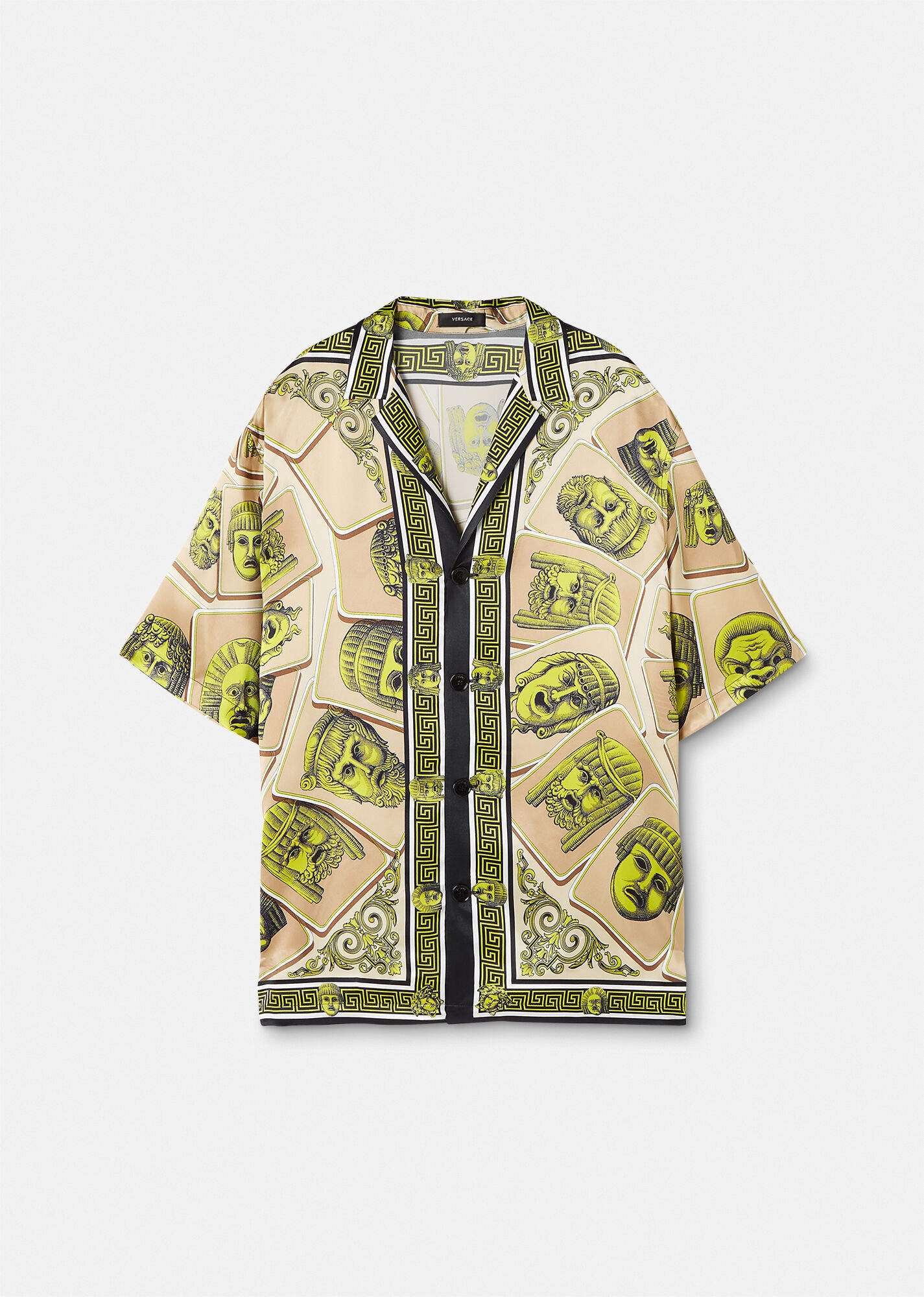 Le Maschere Oversized Silk Shirt - 1