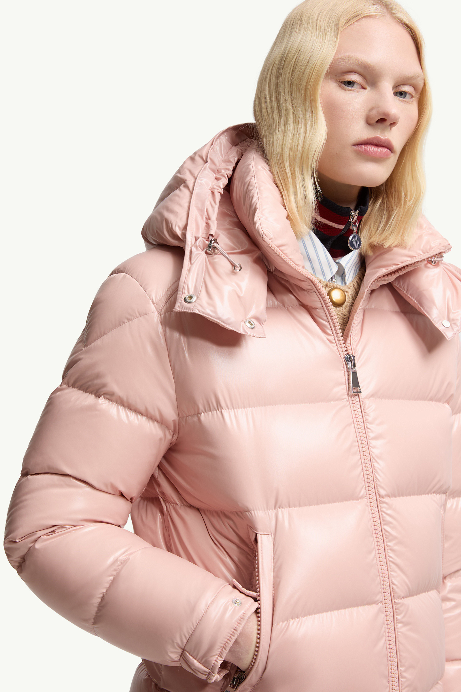 Maire Hooded Short Down Jacket - 7