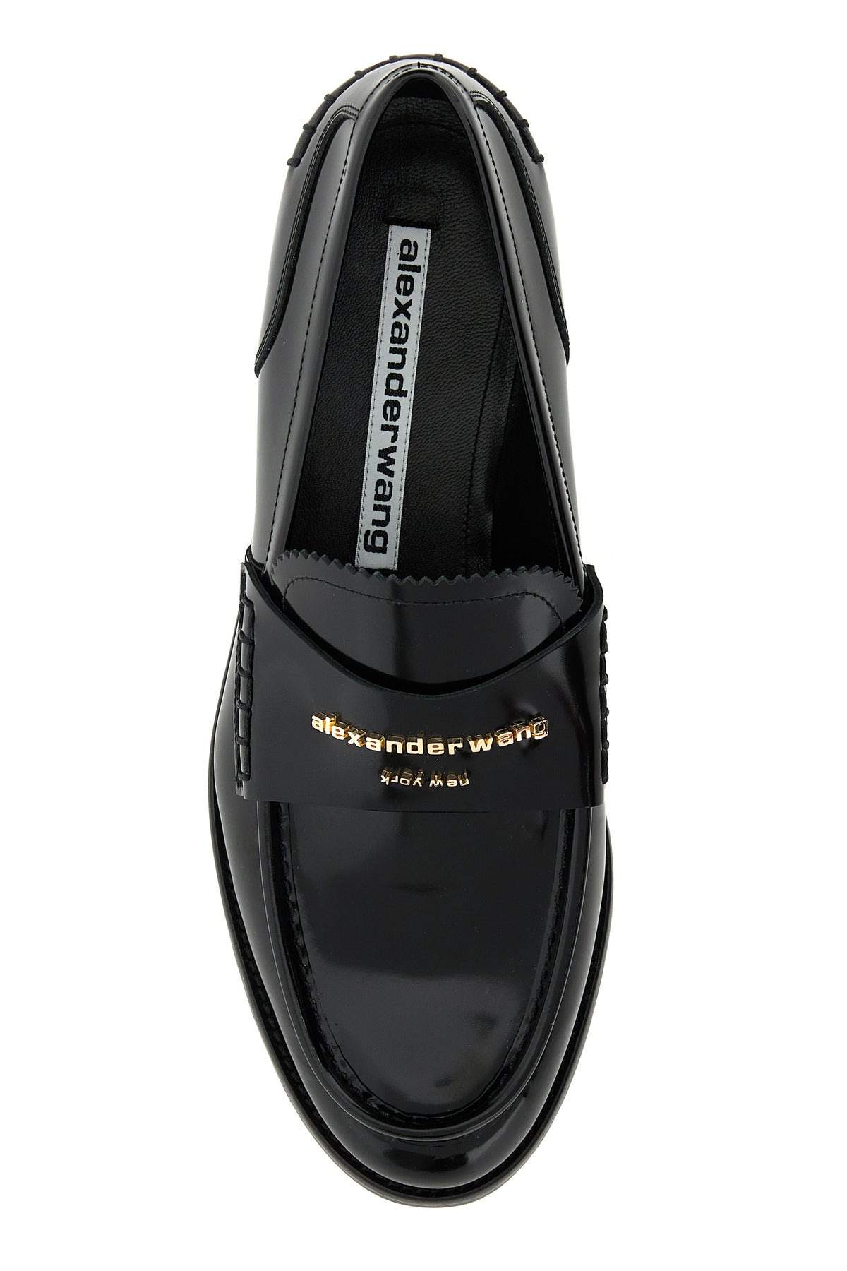 Black leather Carter loafers - 4