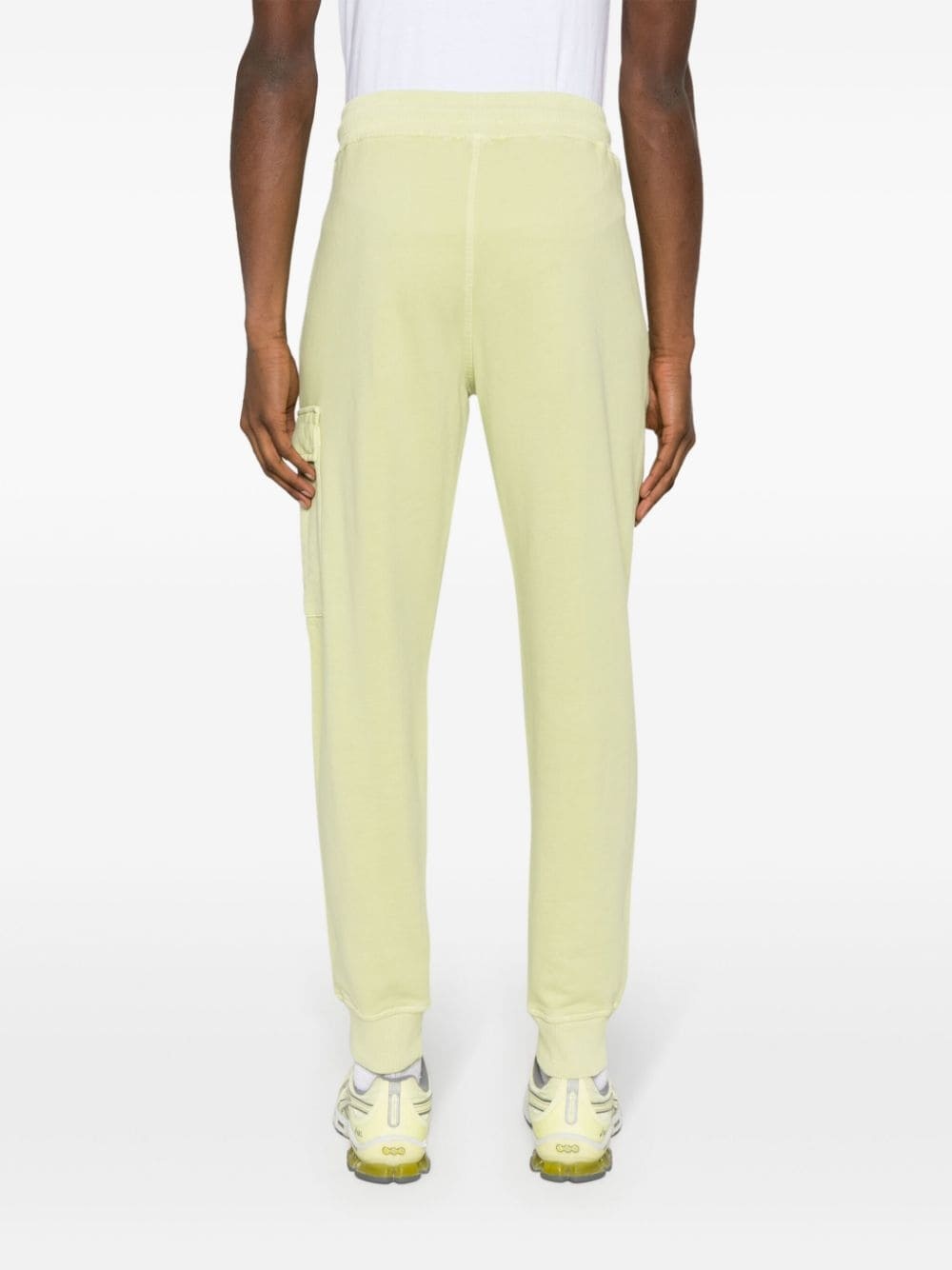 Lens-detailed cotton track pants - 4