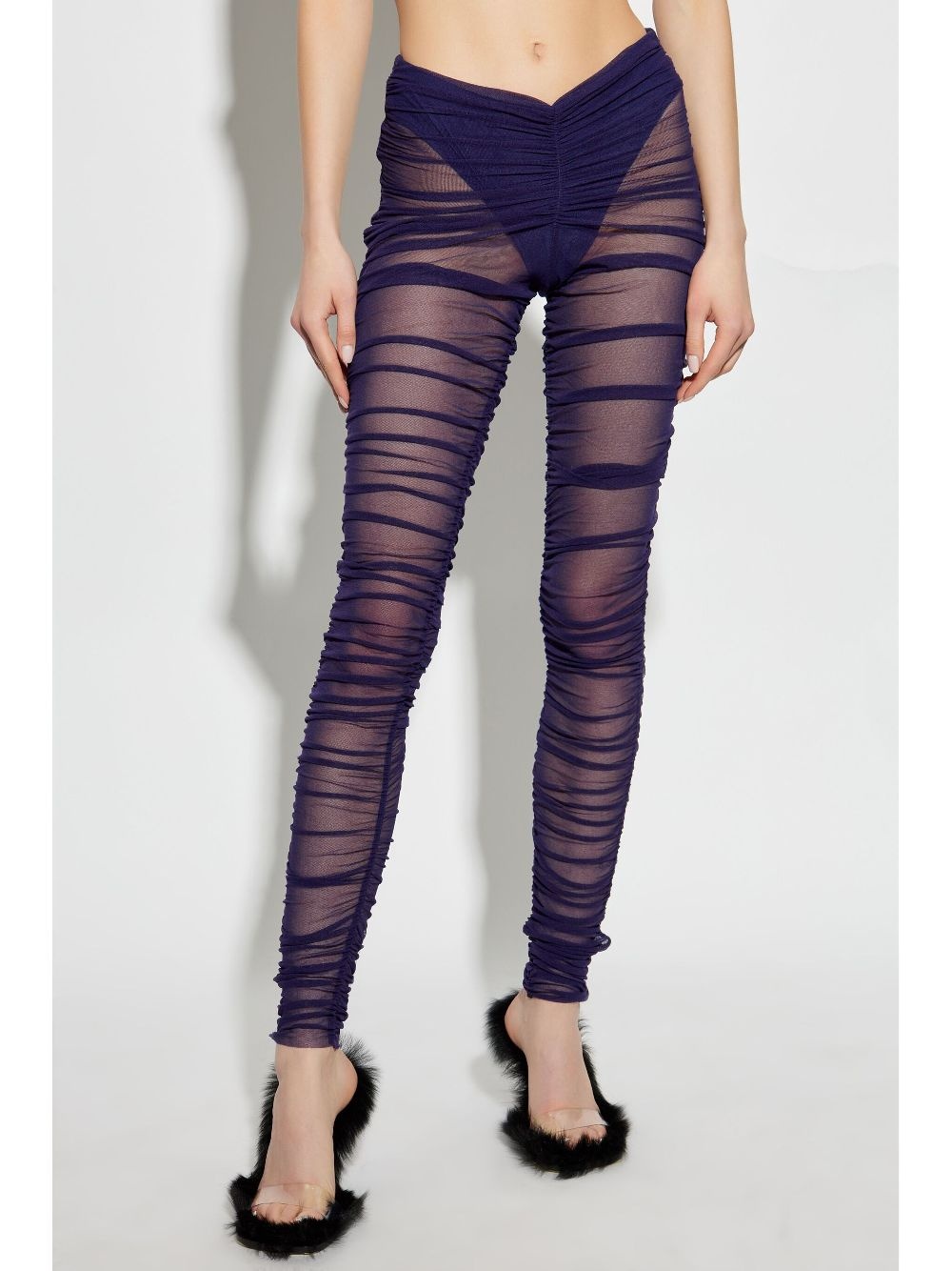 ruched leggings - 3