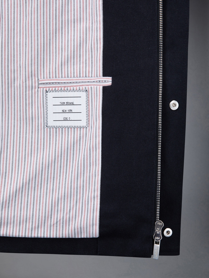 SELVEDGE DENIM CROPPED RELAXED FIELD JACKET 6
