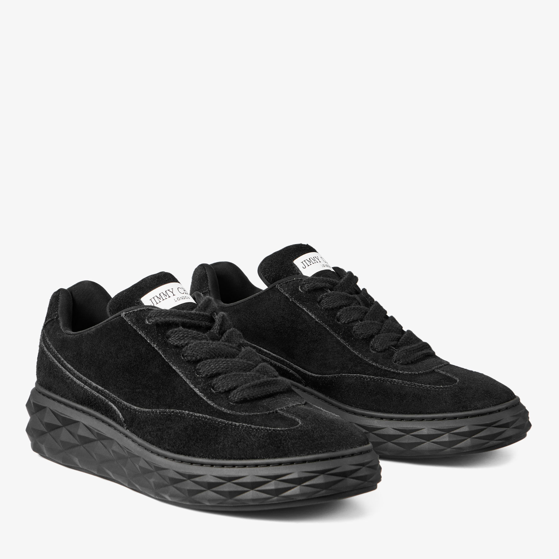 Diamond Maxi Retro M
Black Velvet Suede Trainers - 2