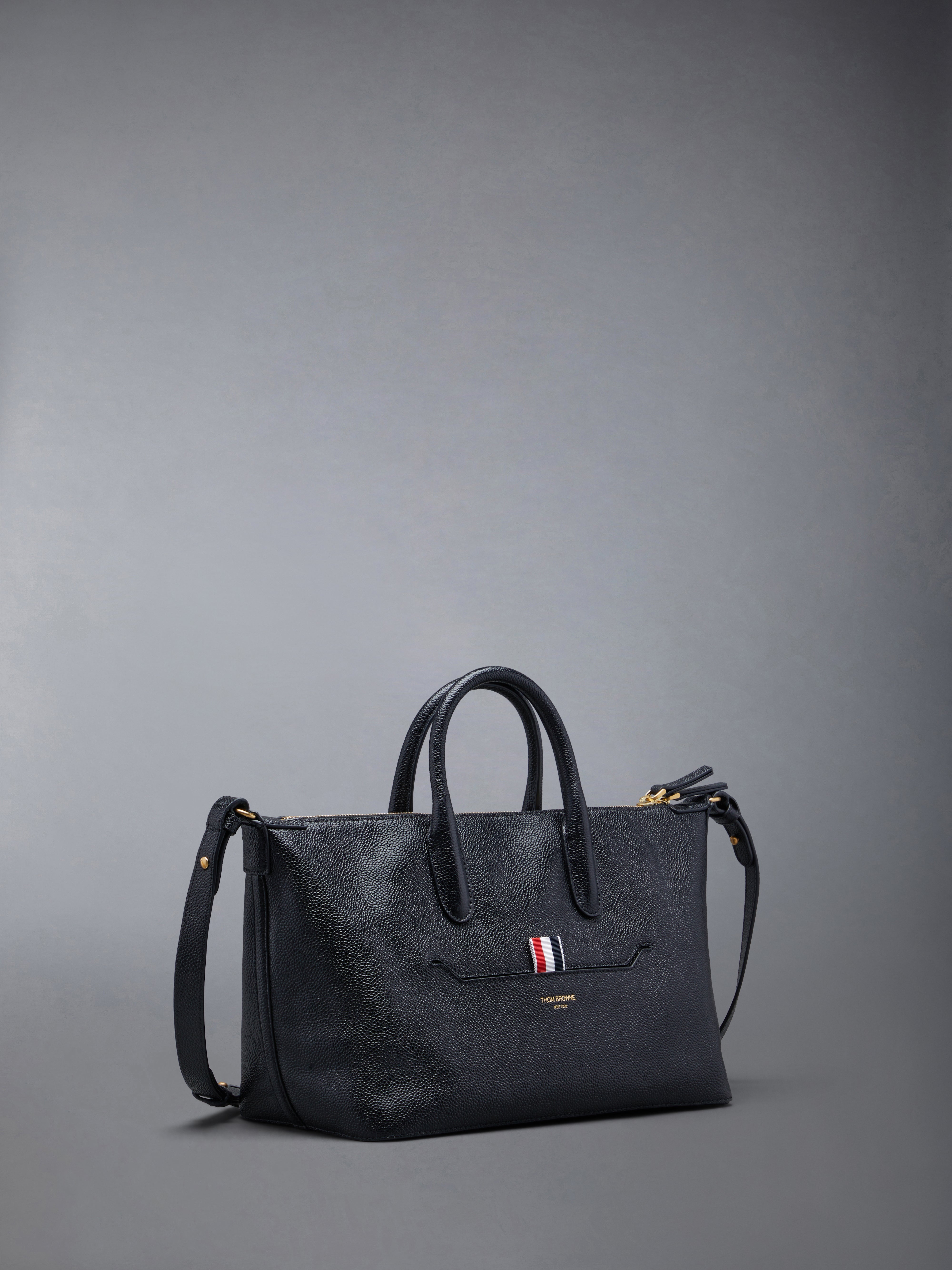 small leather tote bag - 2