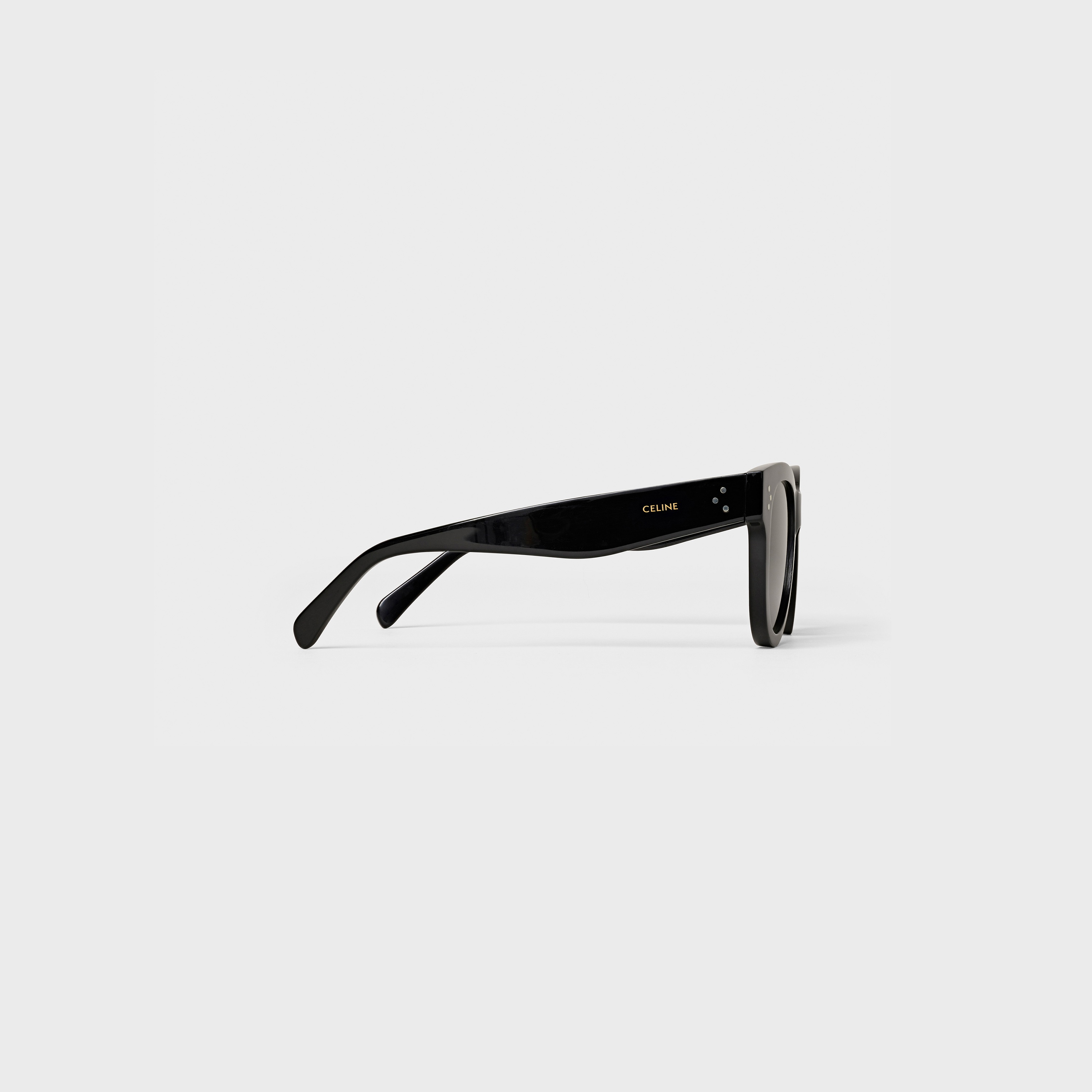 Cat Eye S003 Sunglasses in Acetate with Mineral Glass Lenses - 3