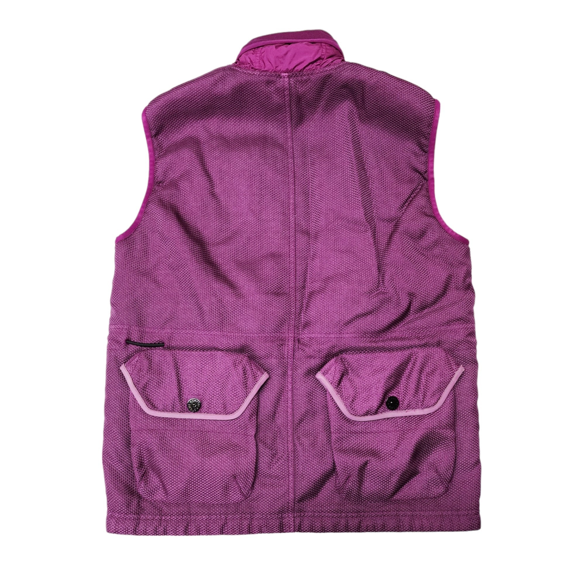Stone Island Panama Modified Vest Purple L - 2