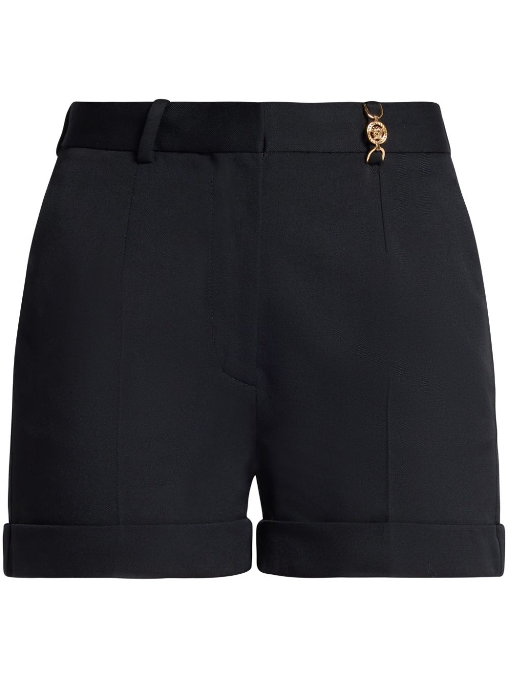 Medusa Biggie-embellished wool shorts - 1