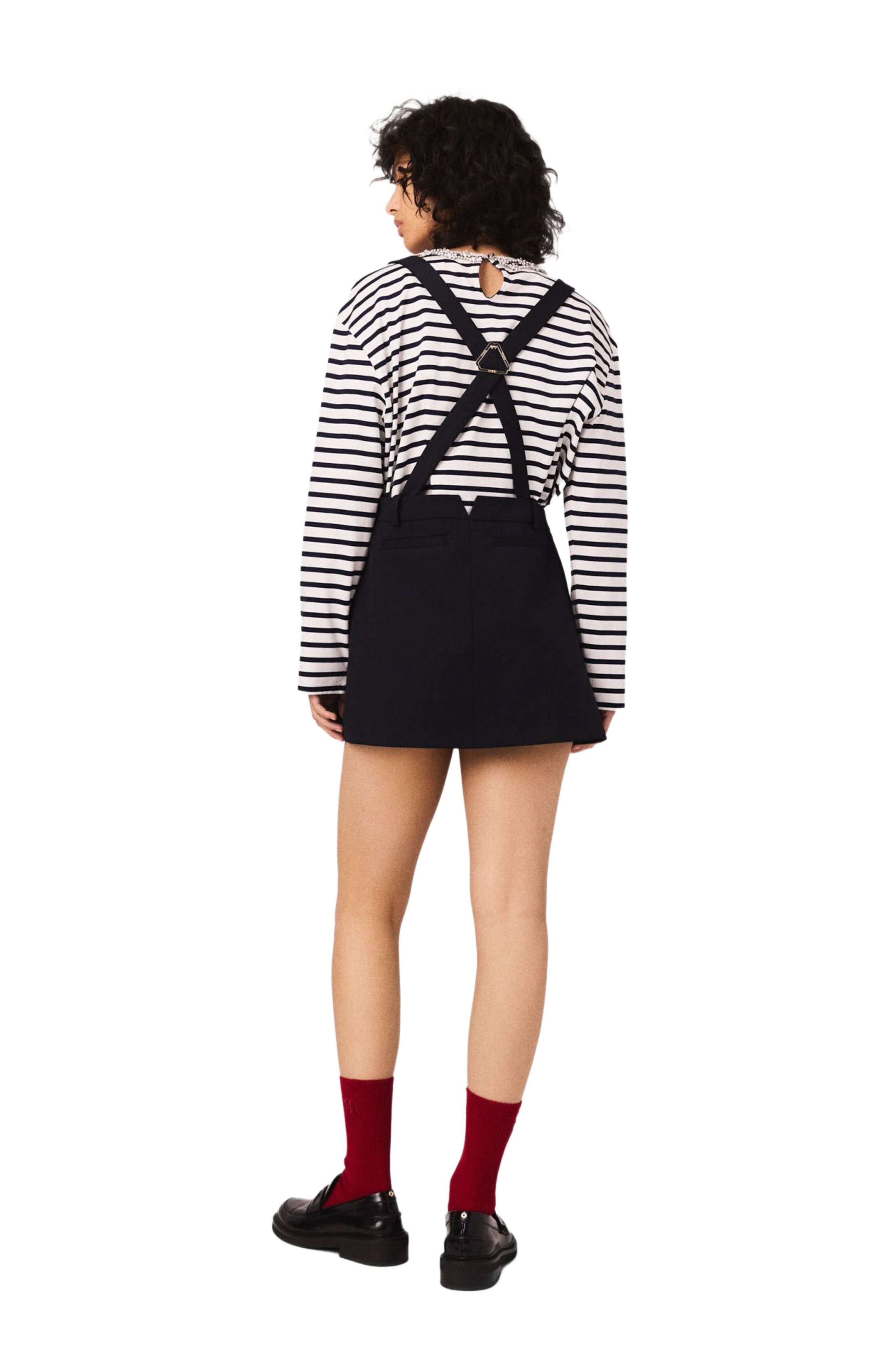 maje Pinafore strap dress in Navy at Nordstrom - 2