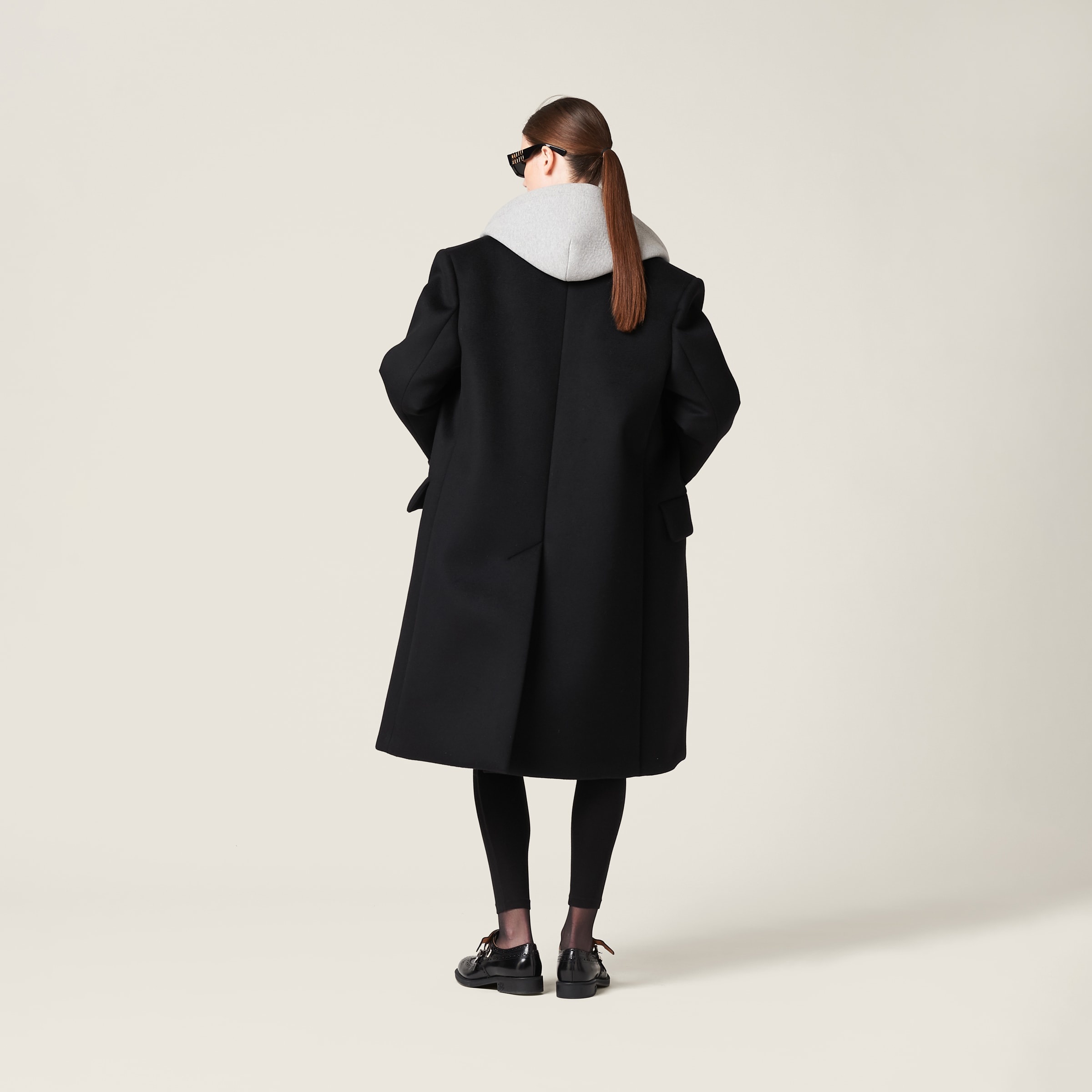 Single-breasted velour coat - 3