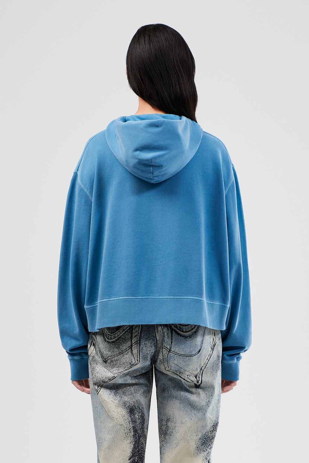 Blue Organic Cotton Hoodie - 3