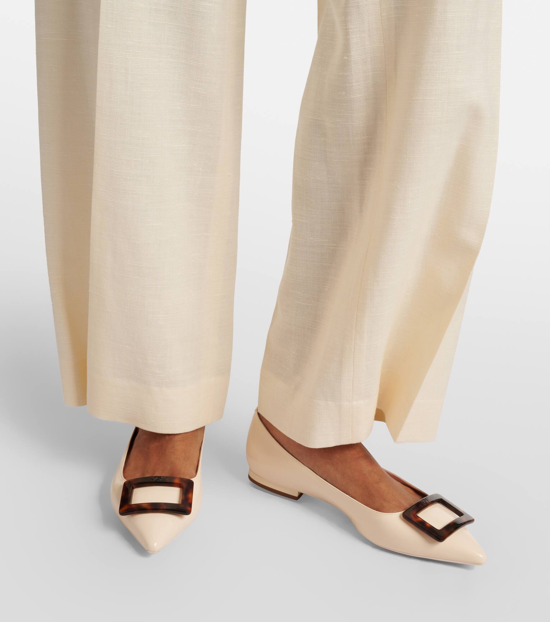 Gommettine Ball leather ballet flats - 7