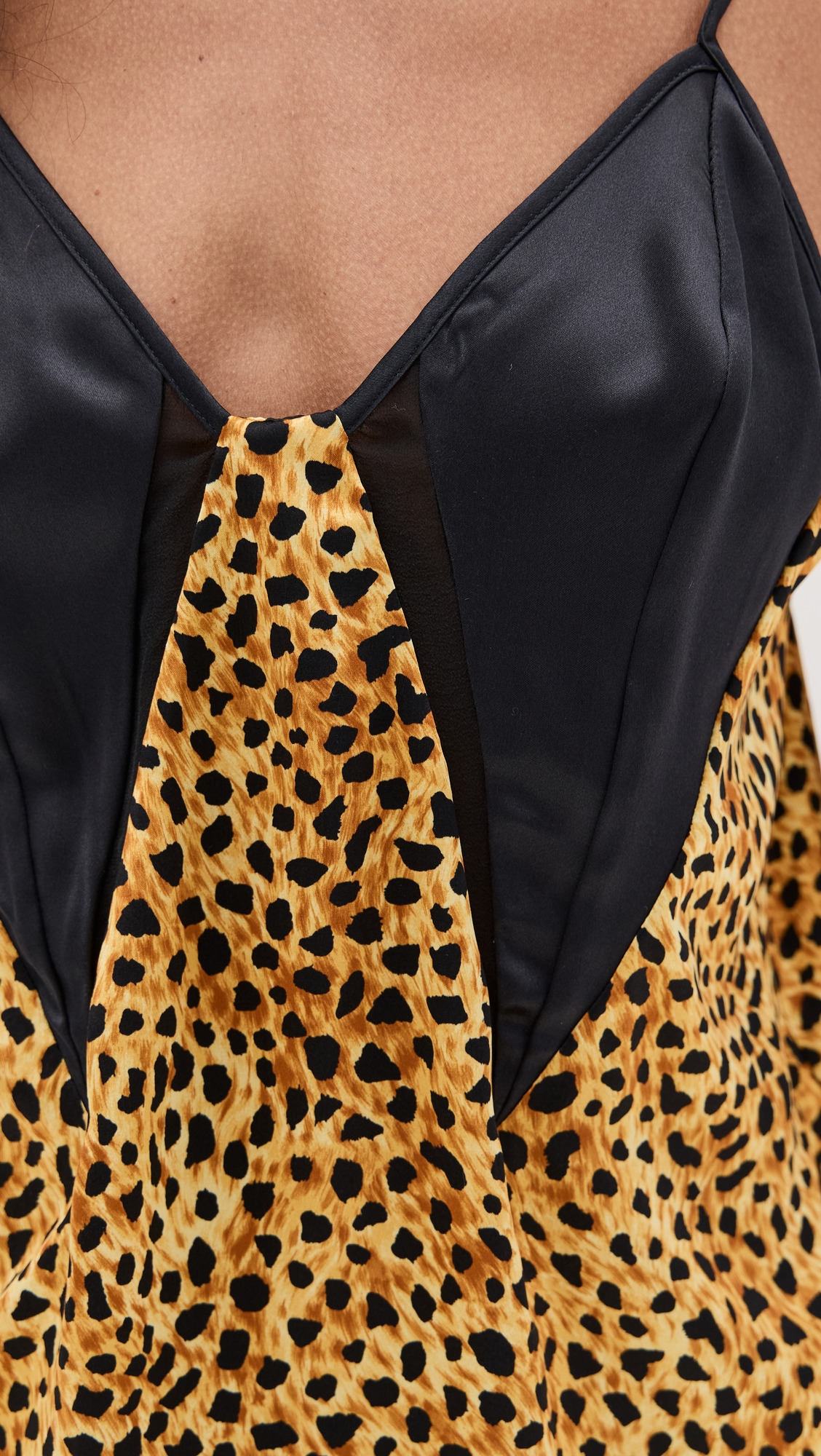 Cheetah Allover Silk Slip Camisole - 5