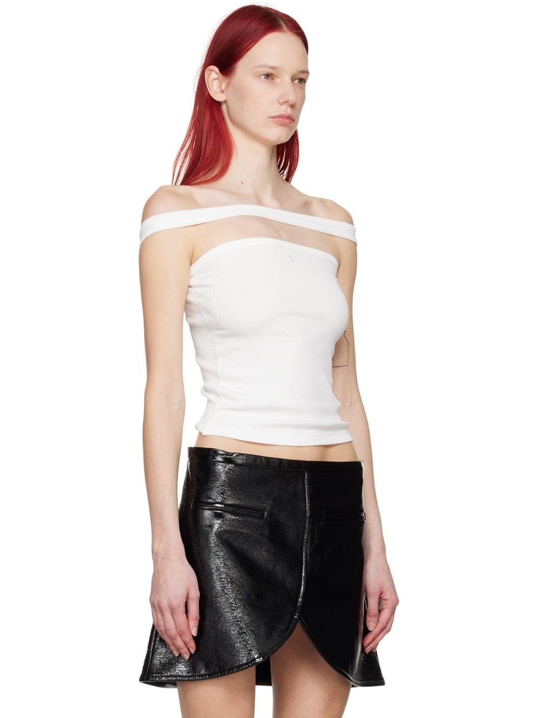 White Hyperbole 90's Tank Top - 2