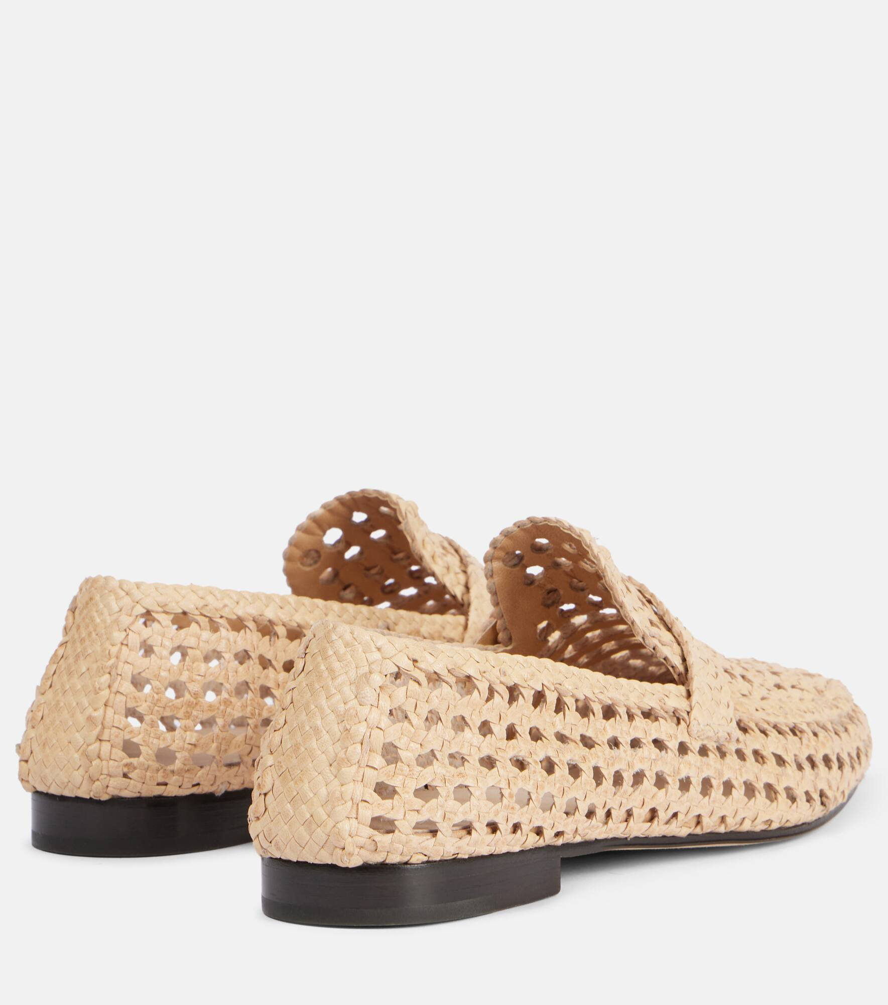 Leon woven leather loafers - 2