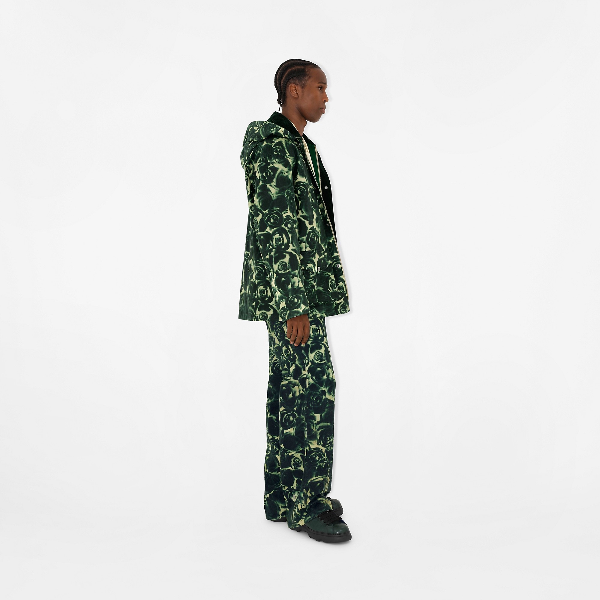 Rose Waxed Cotton Trousers - 3