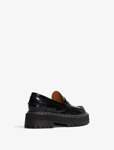 Proenza Schouler Lug Sole Platform Loafers in Spazzolato Leather outlook