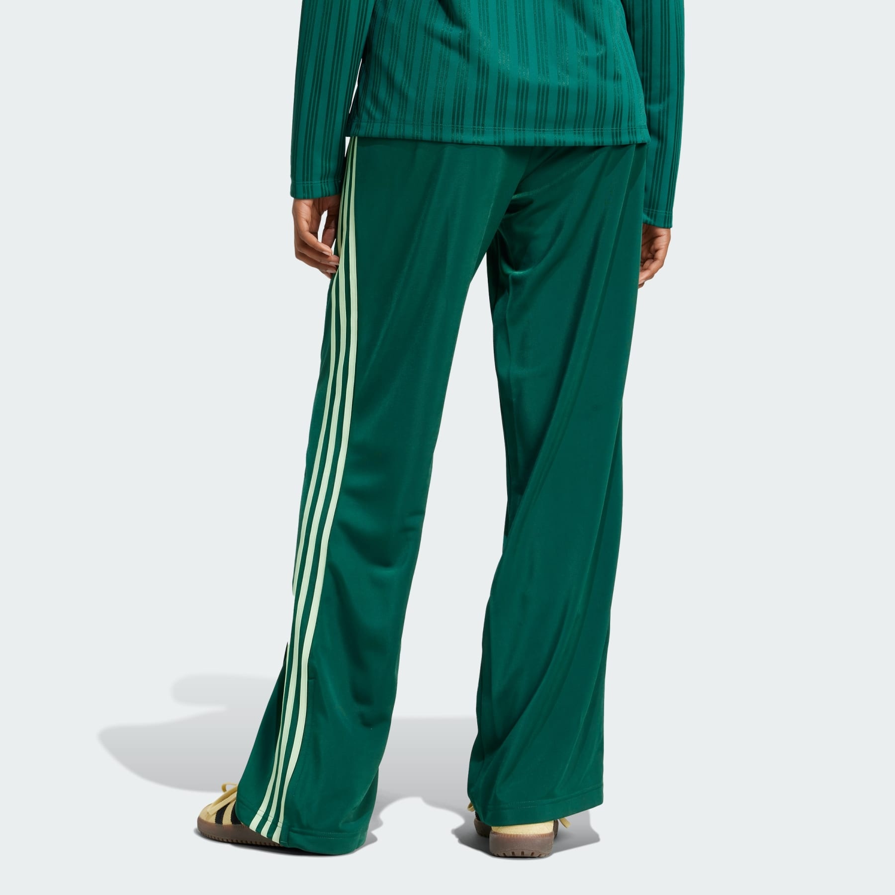 Wide Leg Adicolor Adidas Jogginghose Damen GrÃ¼n Adidas Original