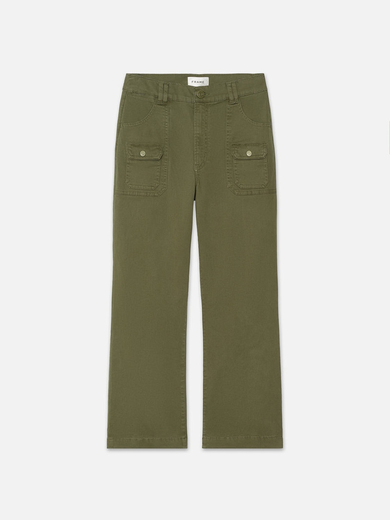 Utility Pocket Pant in Washed Winter Moss 1