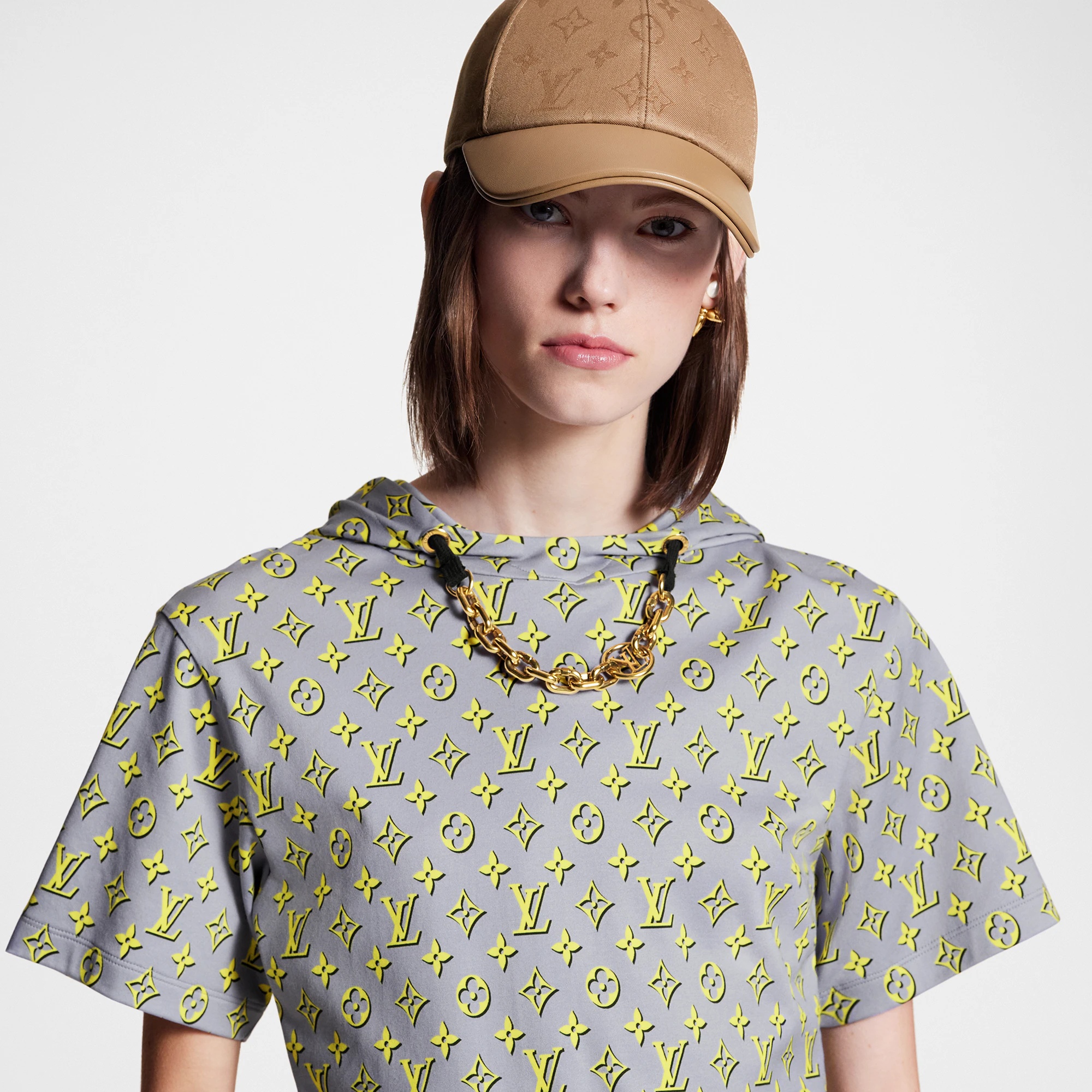 3D Monogram Hooded T-Shirt - 2