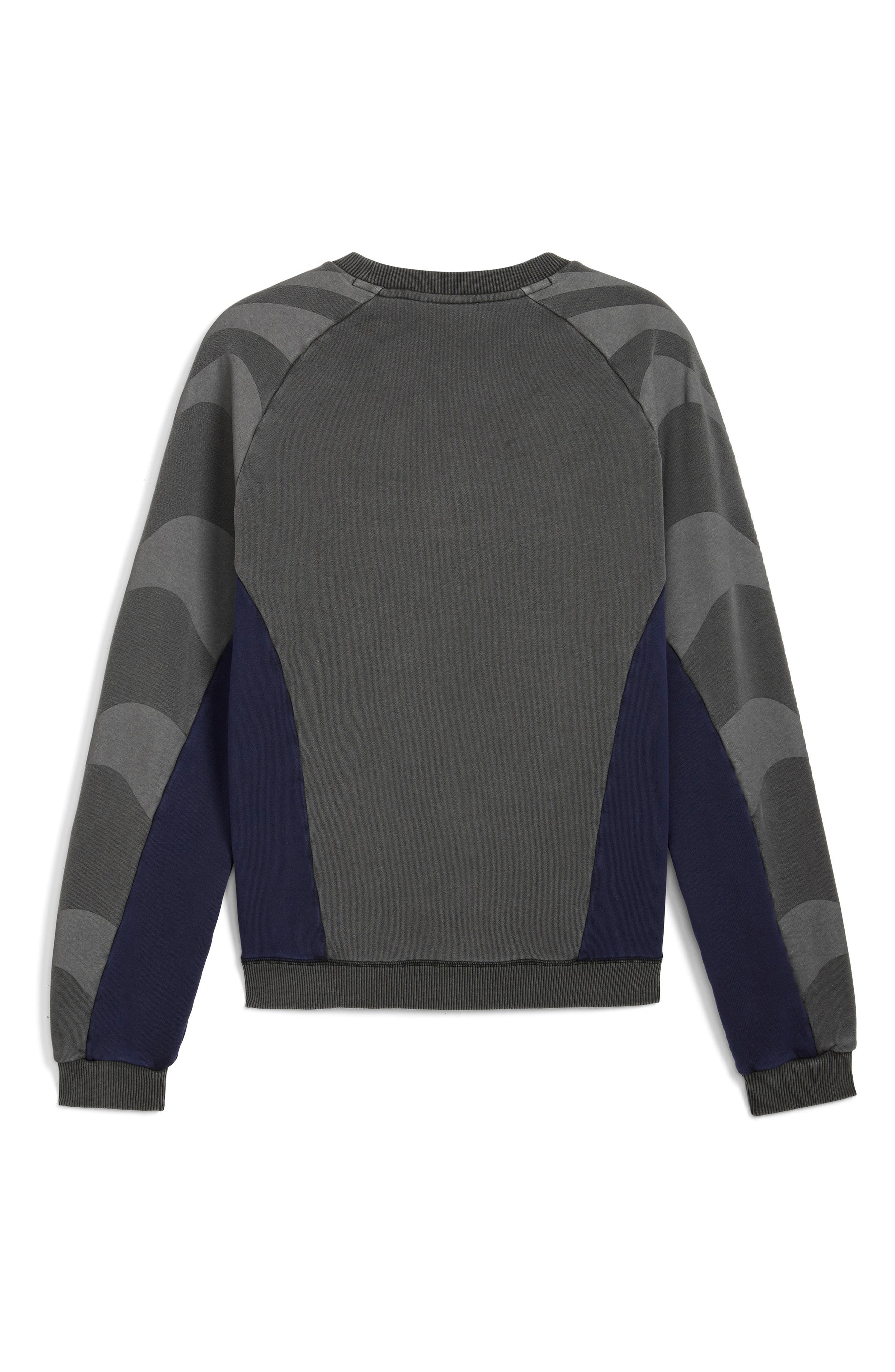 PUMA x KidSuper MCFC Embroidered Cotton Graphic Sweatshirt in Puma Black at Nordstrom - 5