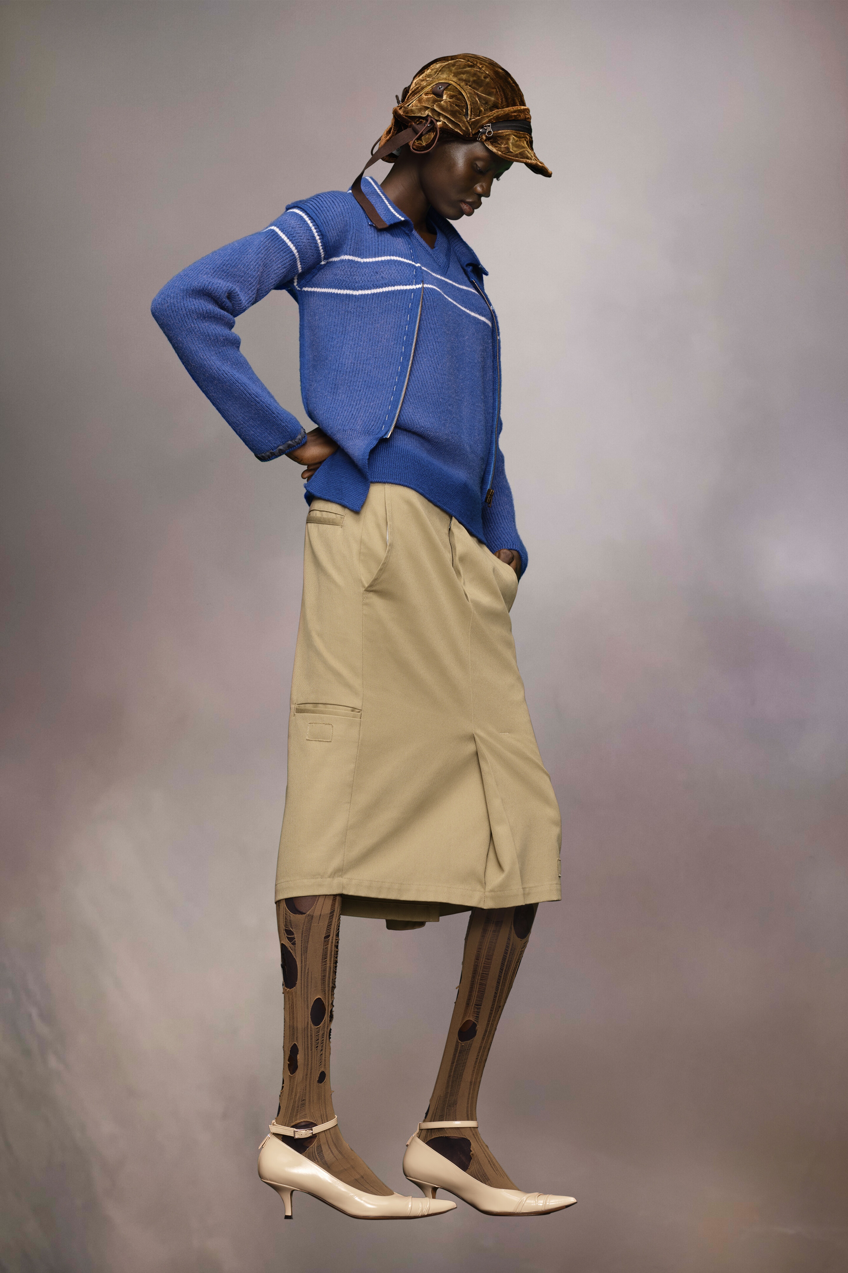 Sunbleached wool cardigan - 4