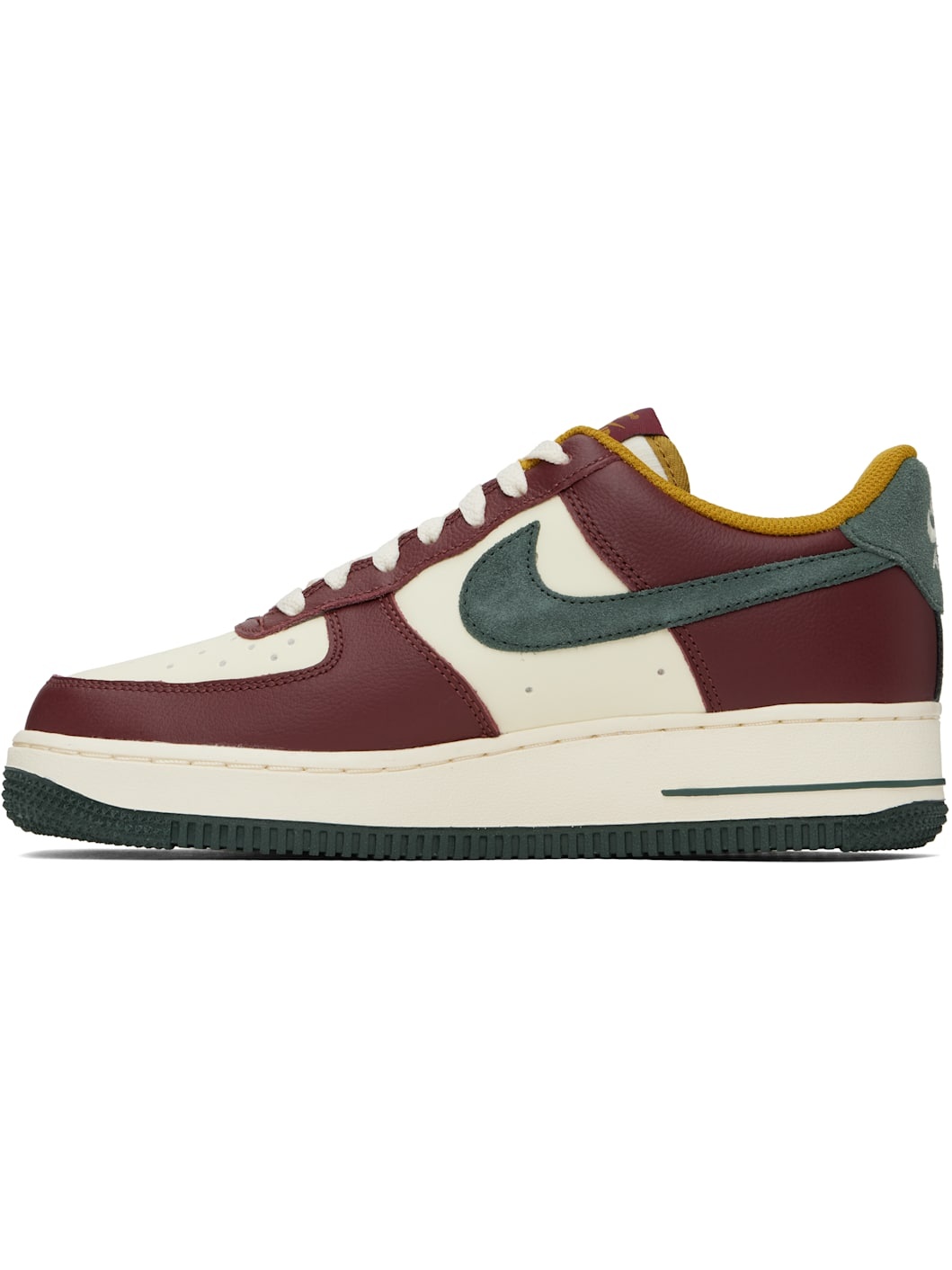 Off-White & Burgundy Air Force 1 '07 LV8 Sneakers - 3