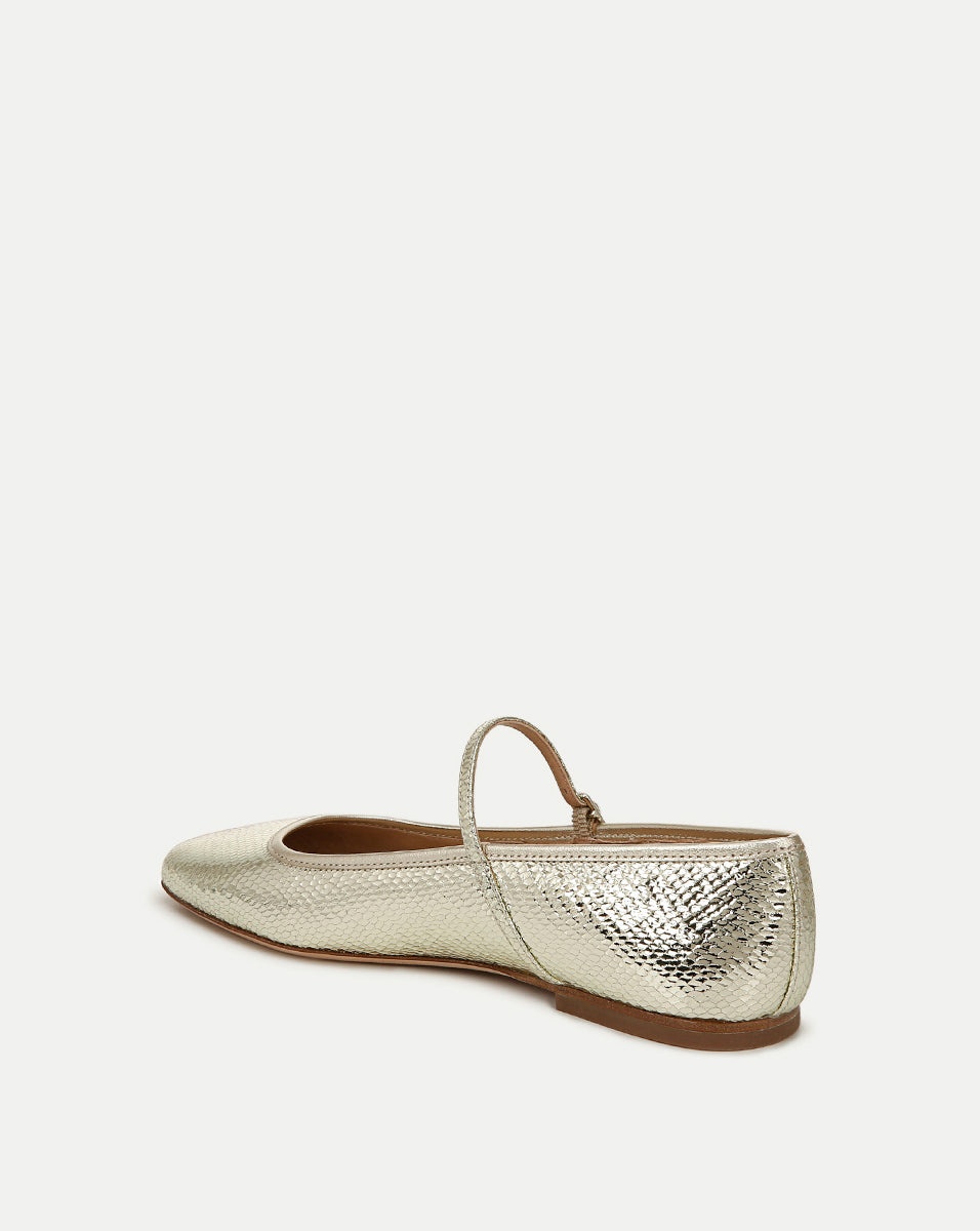ELLIE METALLIC FLAT - 4