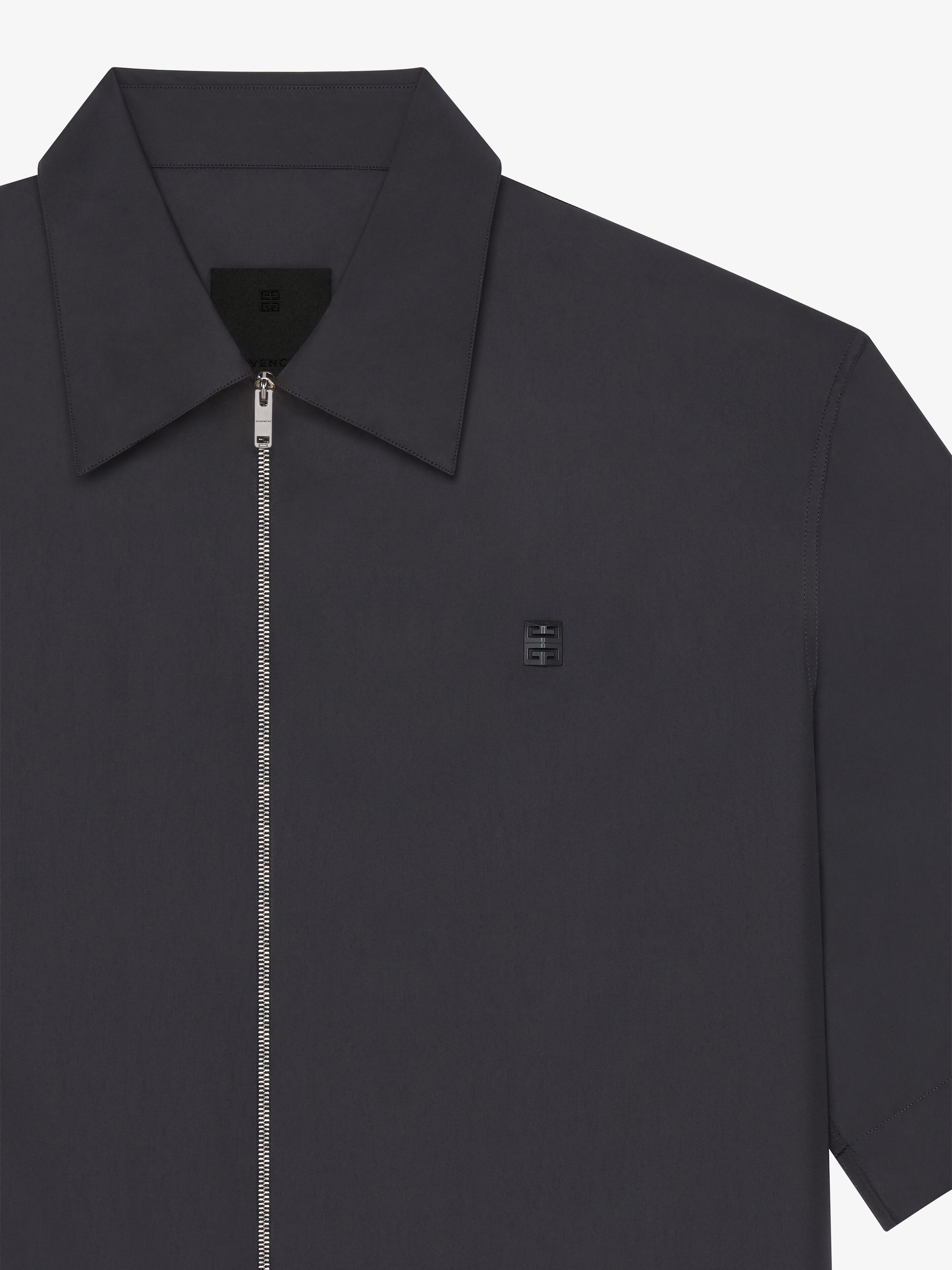 【関税込み】givenchy ZIP SHIRT Givenchy ZIPPED SHIRT WITH 4G DETAIL | REVERSIBLE