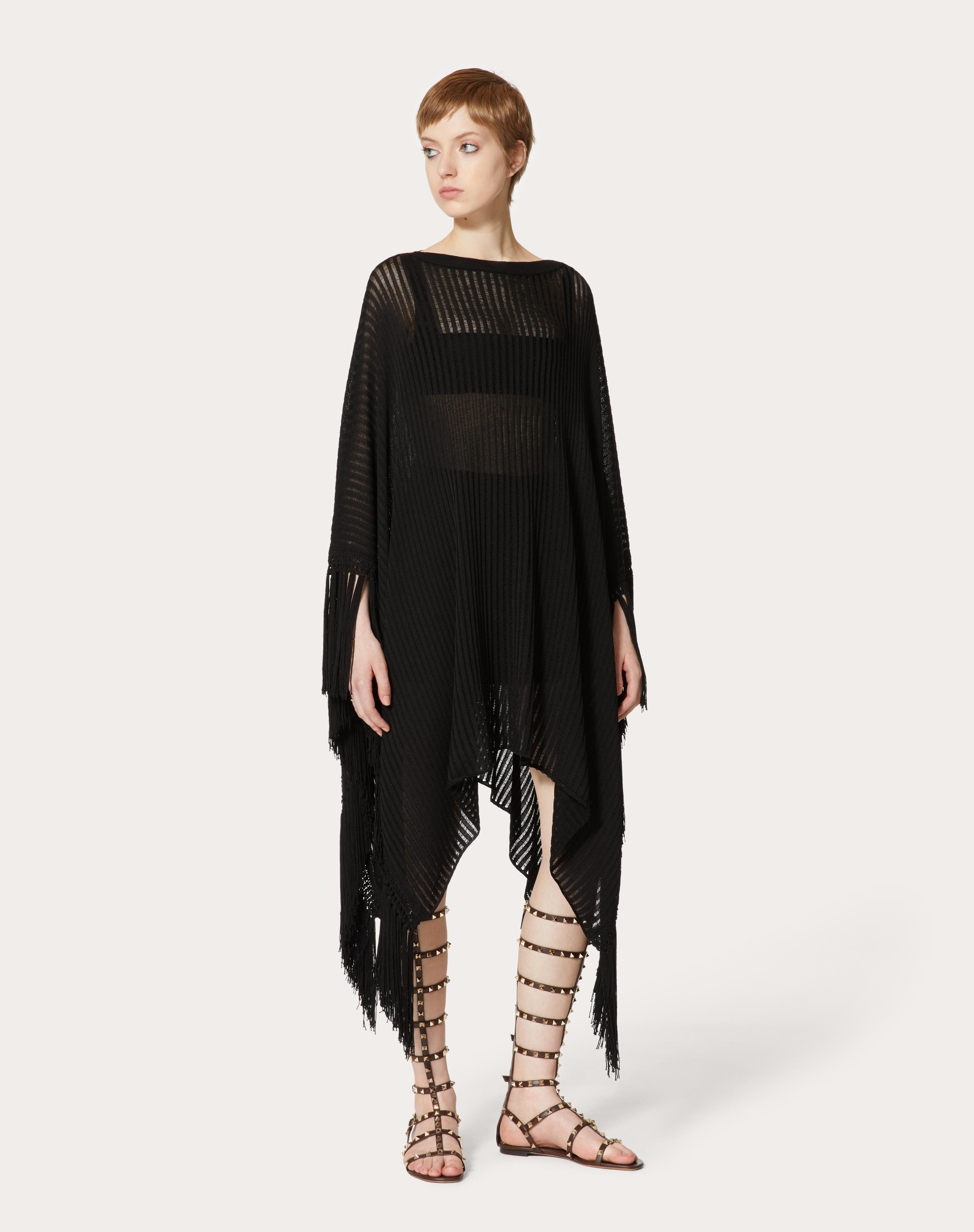 VISCOSE PONCHO - 3