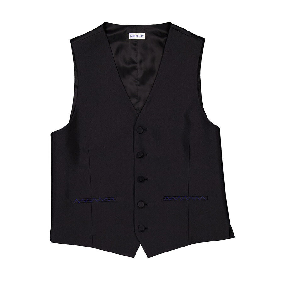 Burberry Wool-Silk Blend Waistcoat - 5