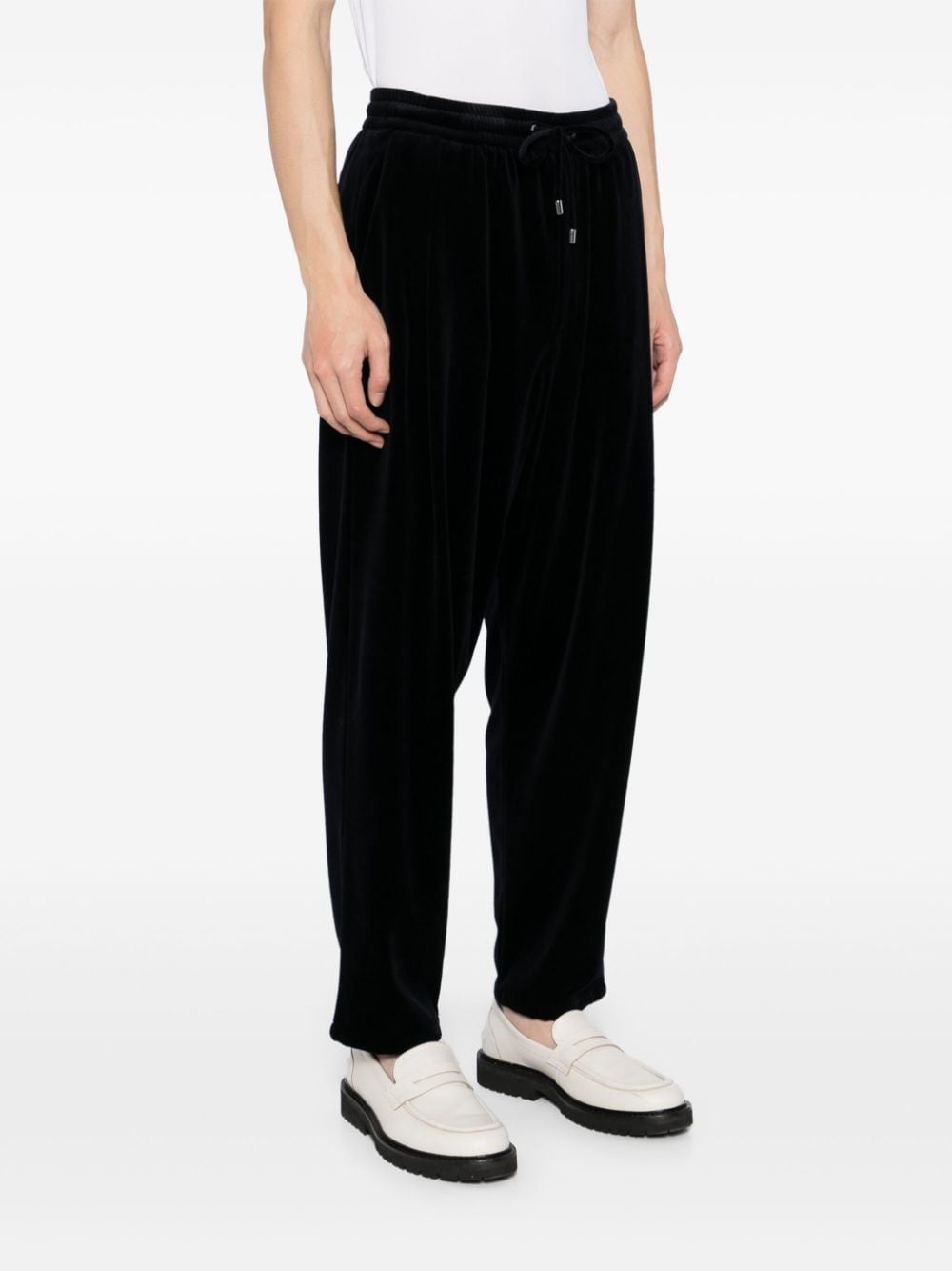 Chenille drawstring trousers - 3