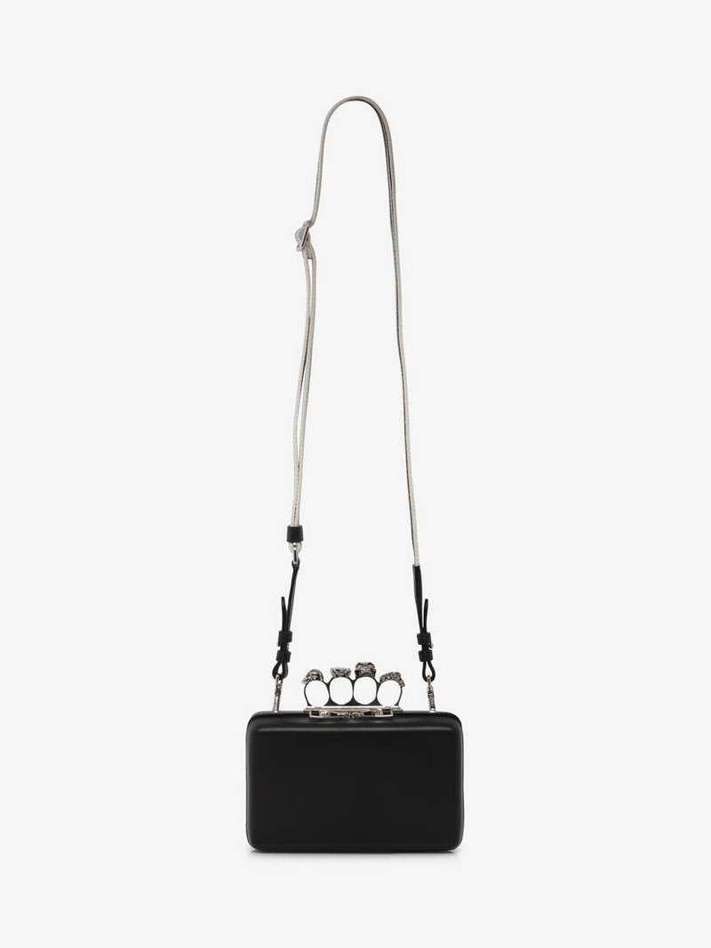 Alexander McQueen Men's The Knuckle Twisted Clutch in Black outlook