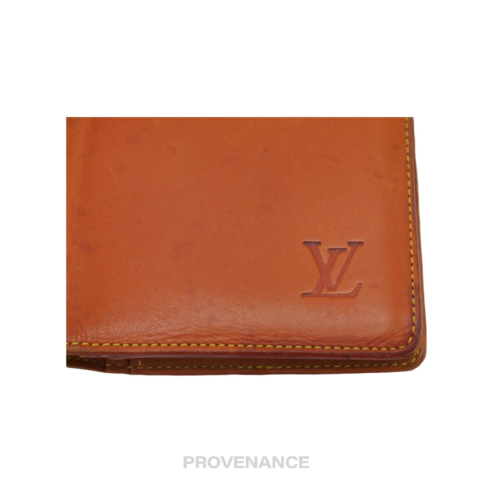 Louis Vuitton Long Wallet - Nomade Caramel Leather - 6