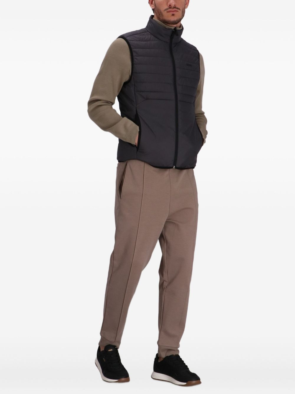 drawstring track pants - 2