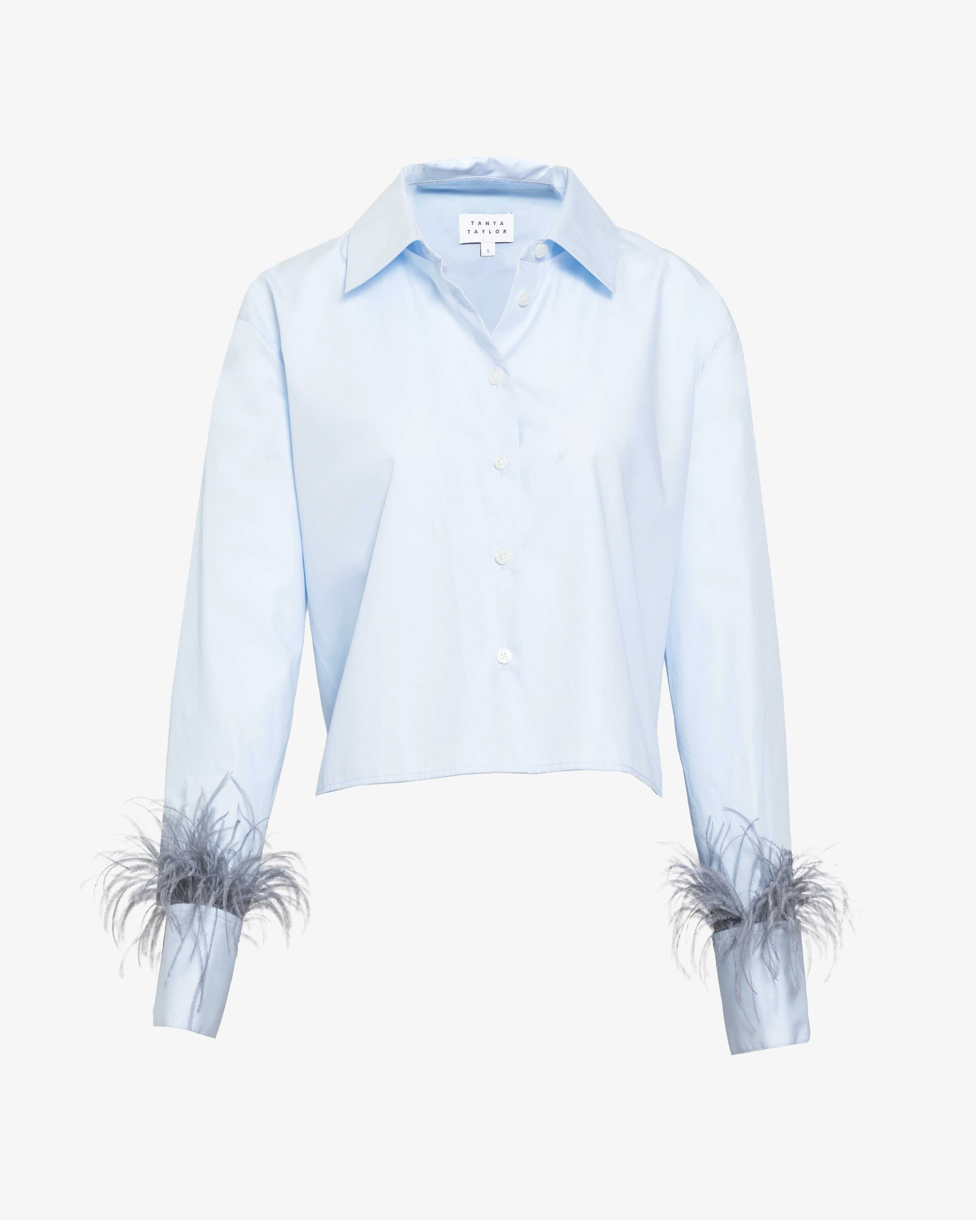 LARGAUX FEATHER TOP - 1