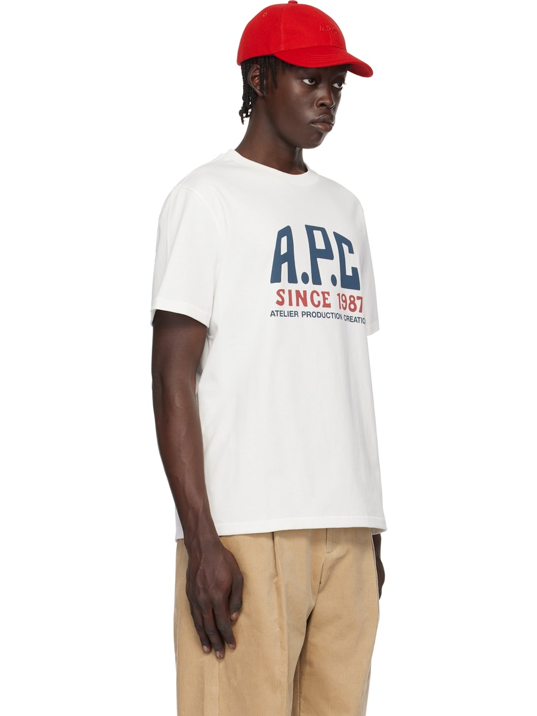 White Print Label T-shirt - 2