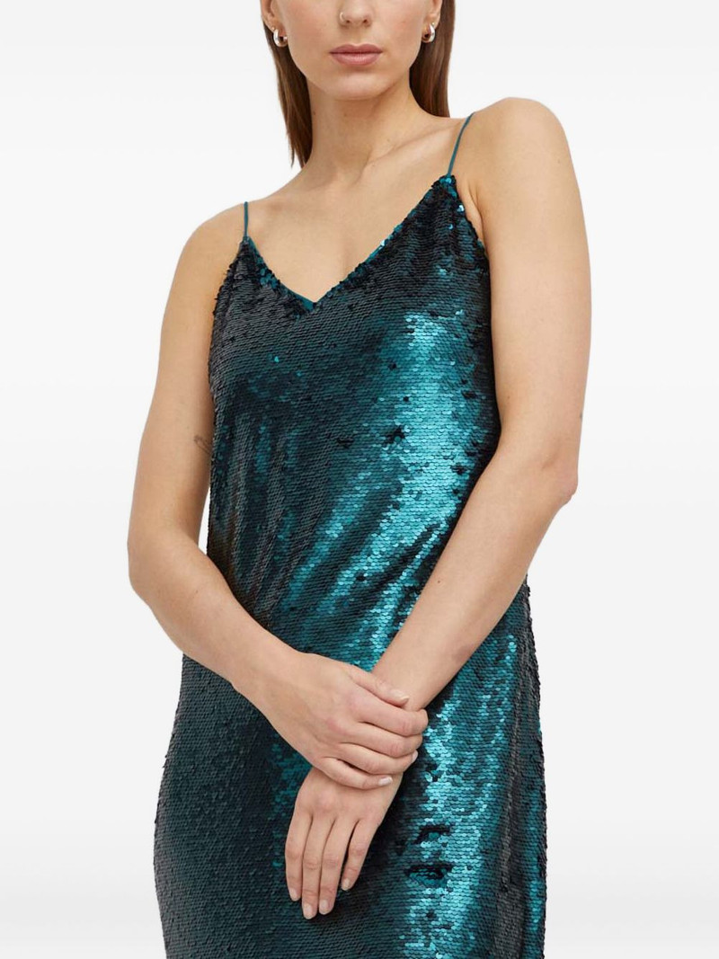 sequin tie midi dress 3