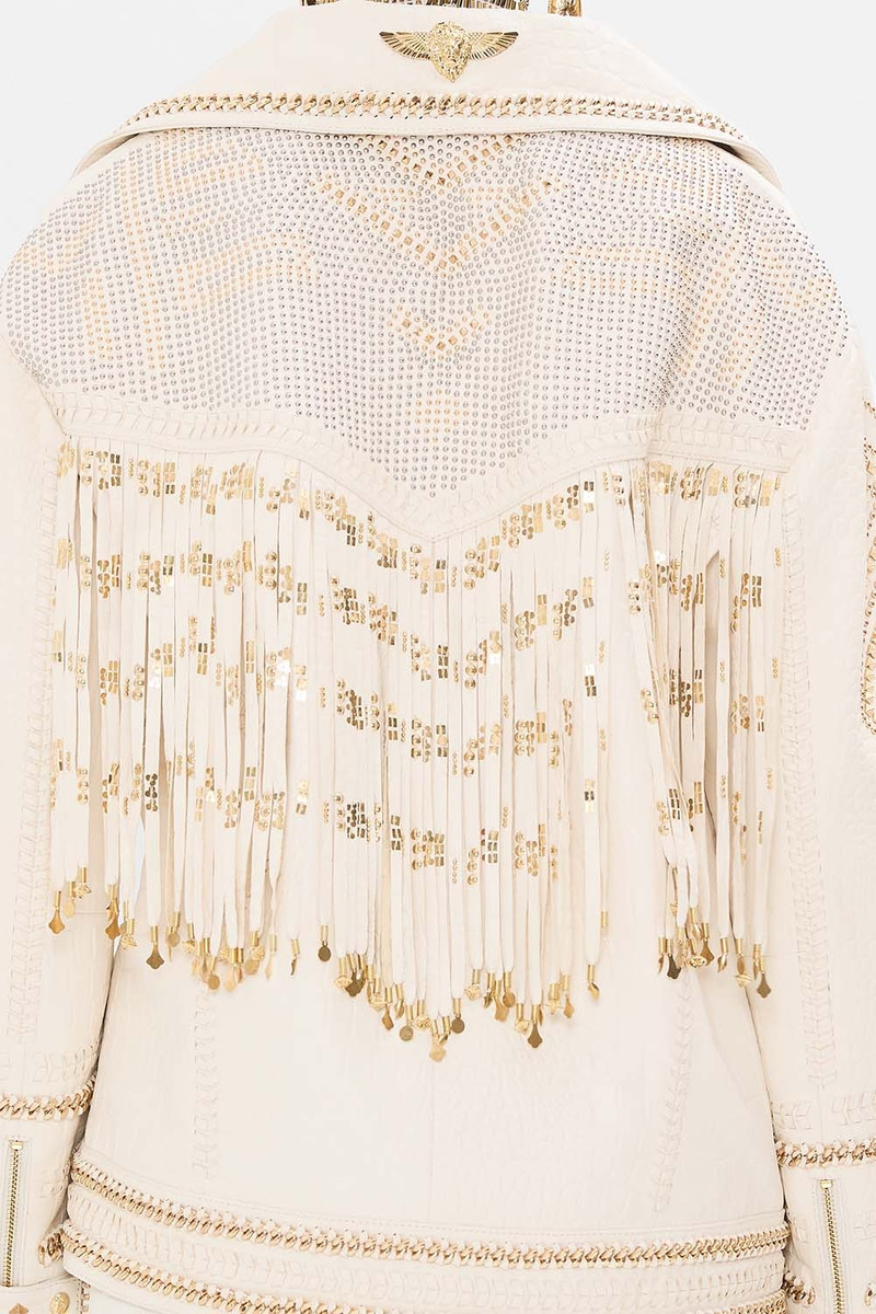 OVERSIZED LEATHER BIKER JACKET 7