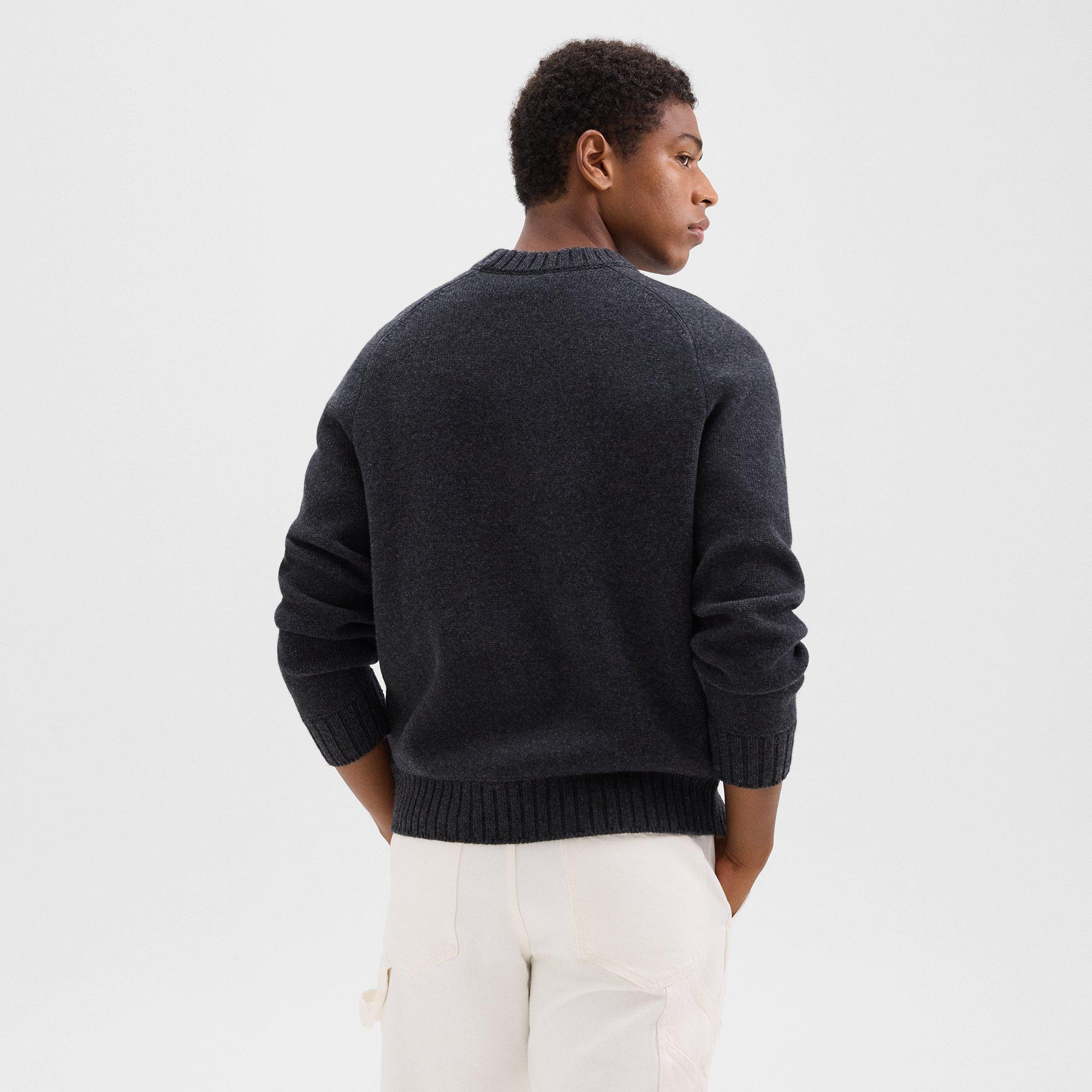 Crewneck Sweater in Wool-Cashmere - 4