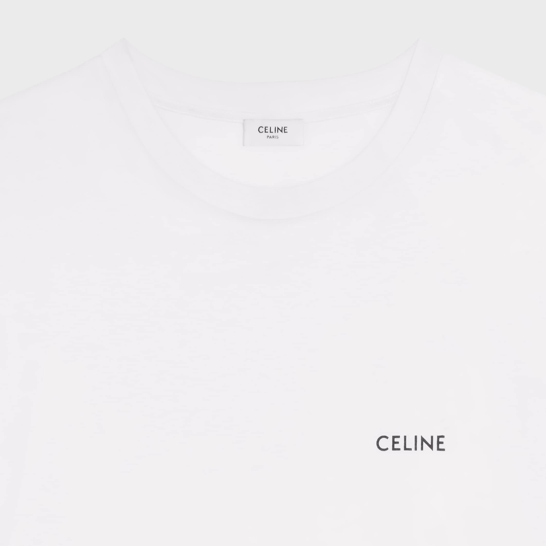 celine loose T-shirt in cotton jersey - 3