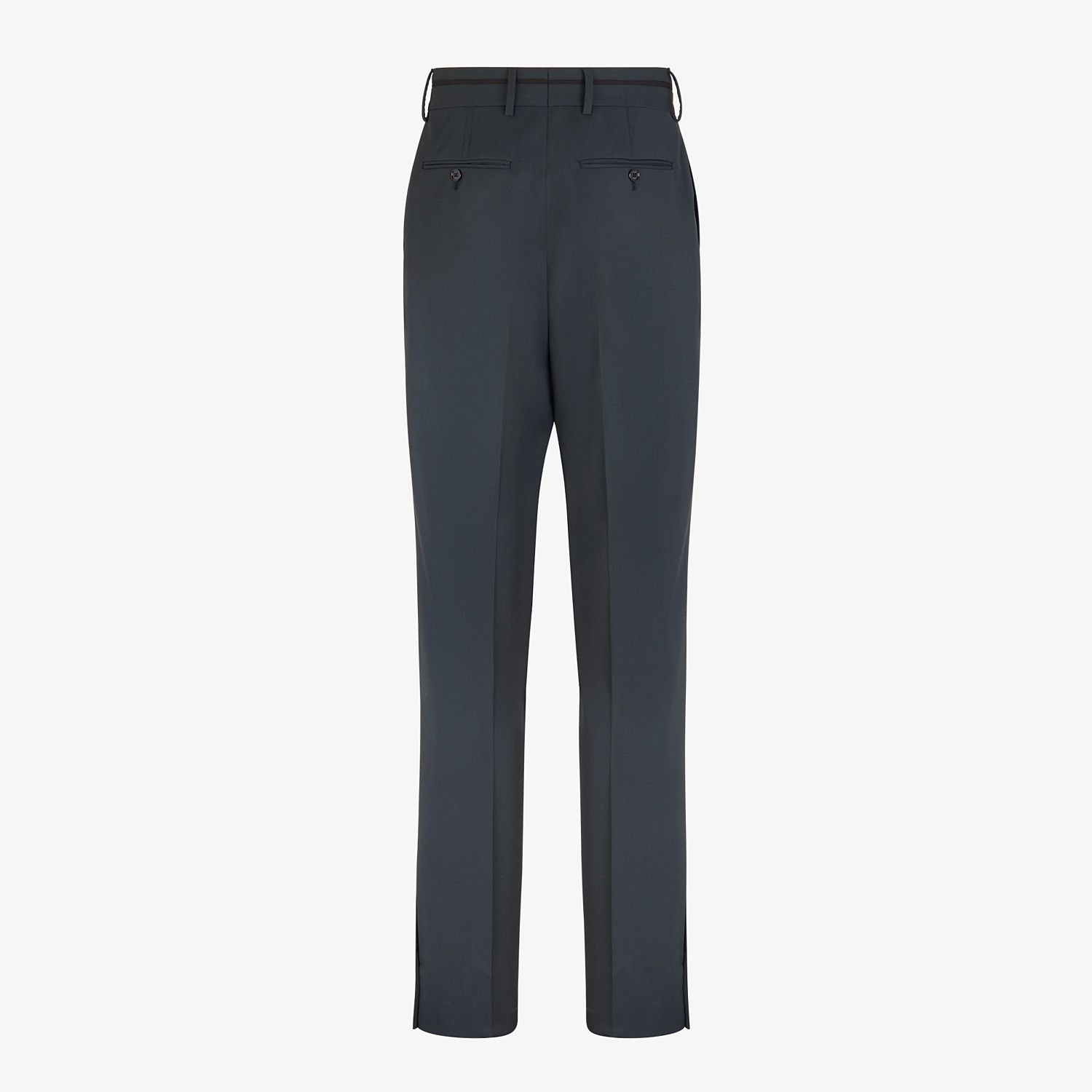 Gray twill pants - 2