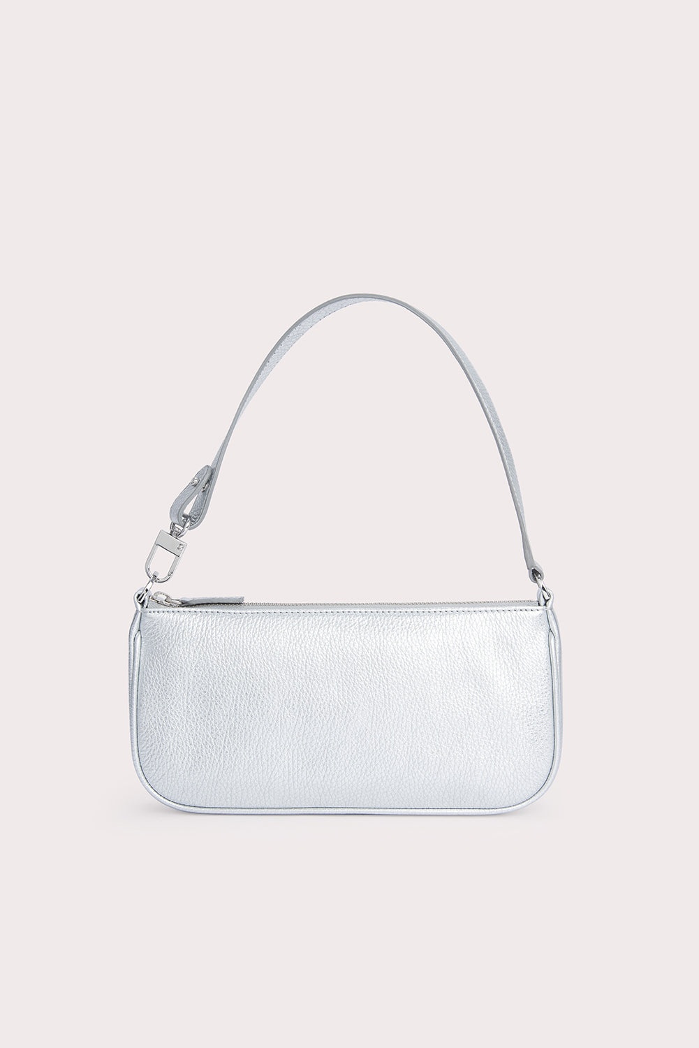 Rachel Silver Flat Grain Leather - 1