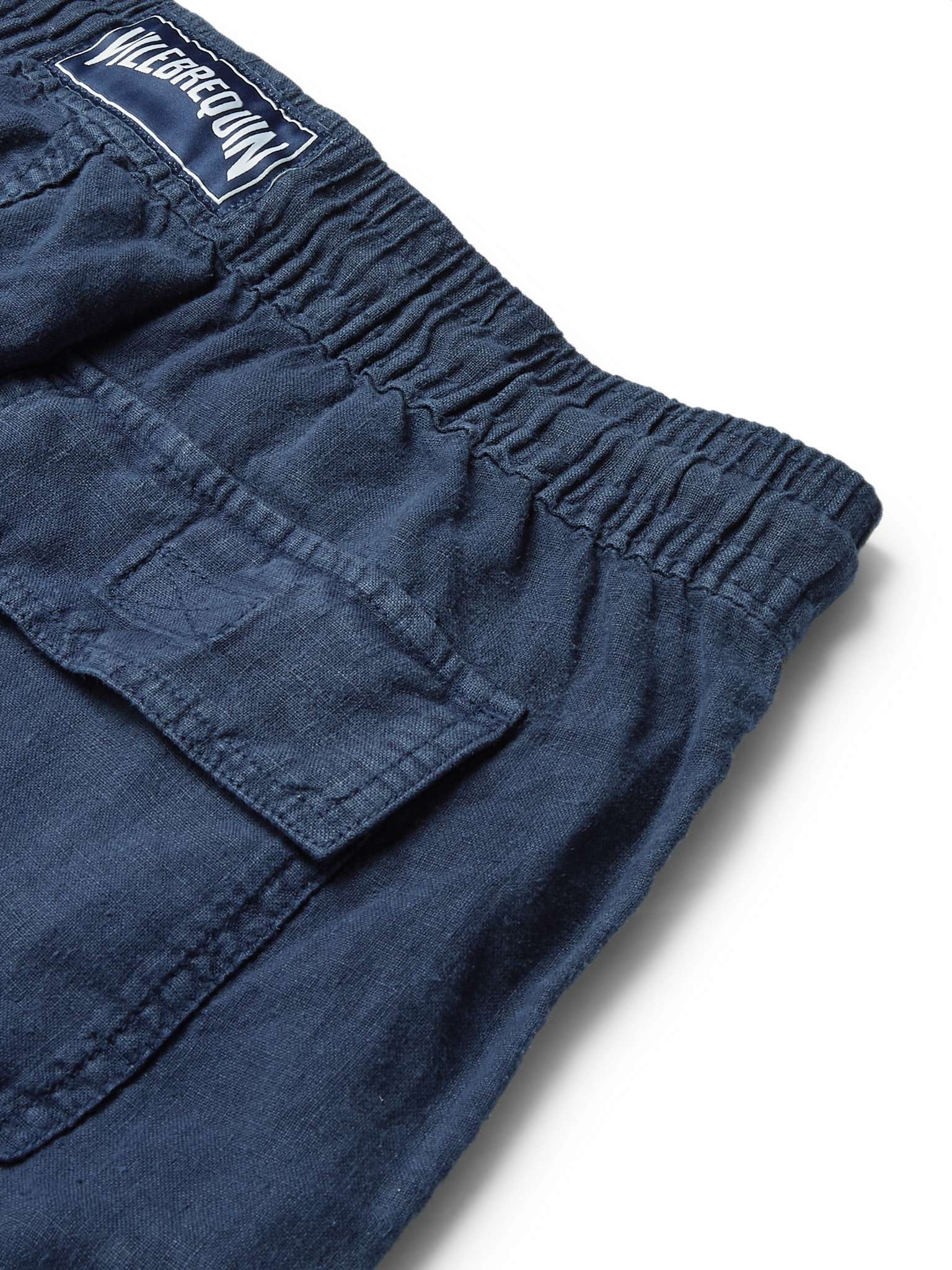 Baie Linen Drawstring Cargo Shorts - 5