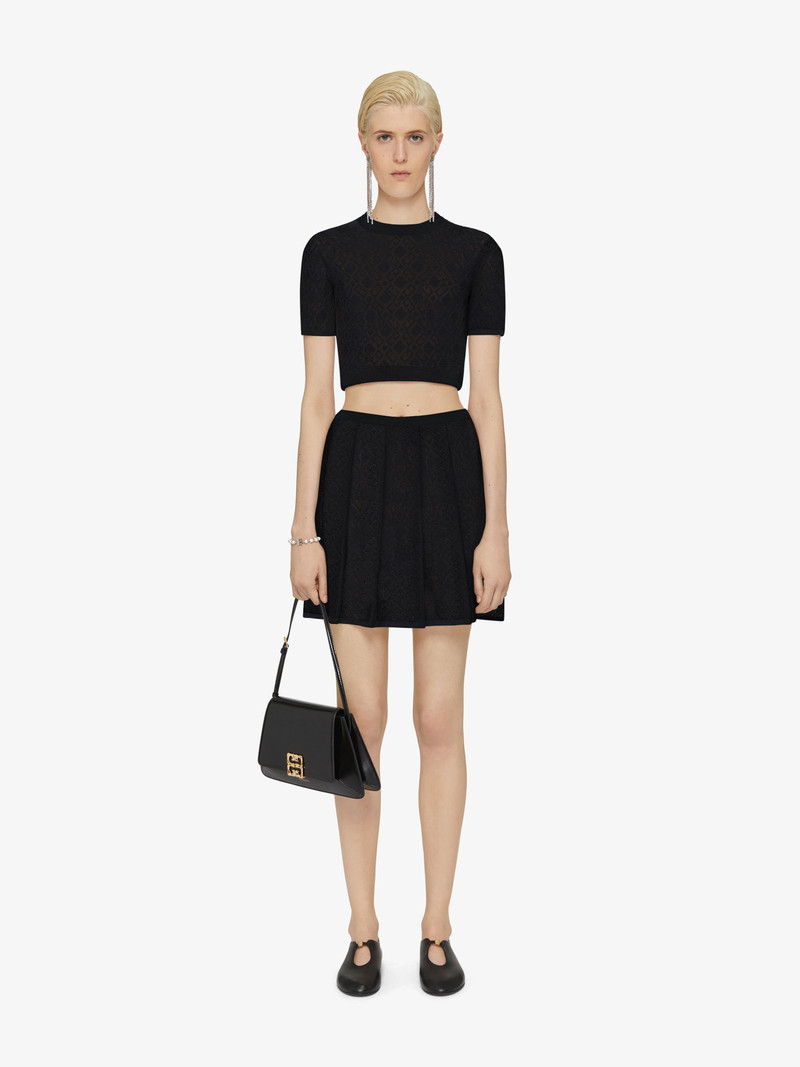Givenchy CROPPED SWEATER IN MONOGRAM 72 JACQUARD outlook
