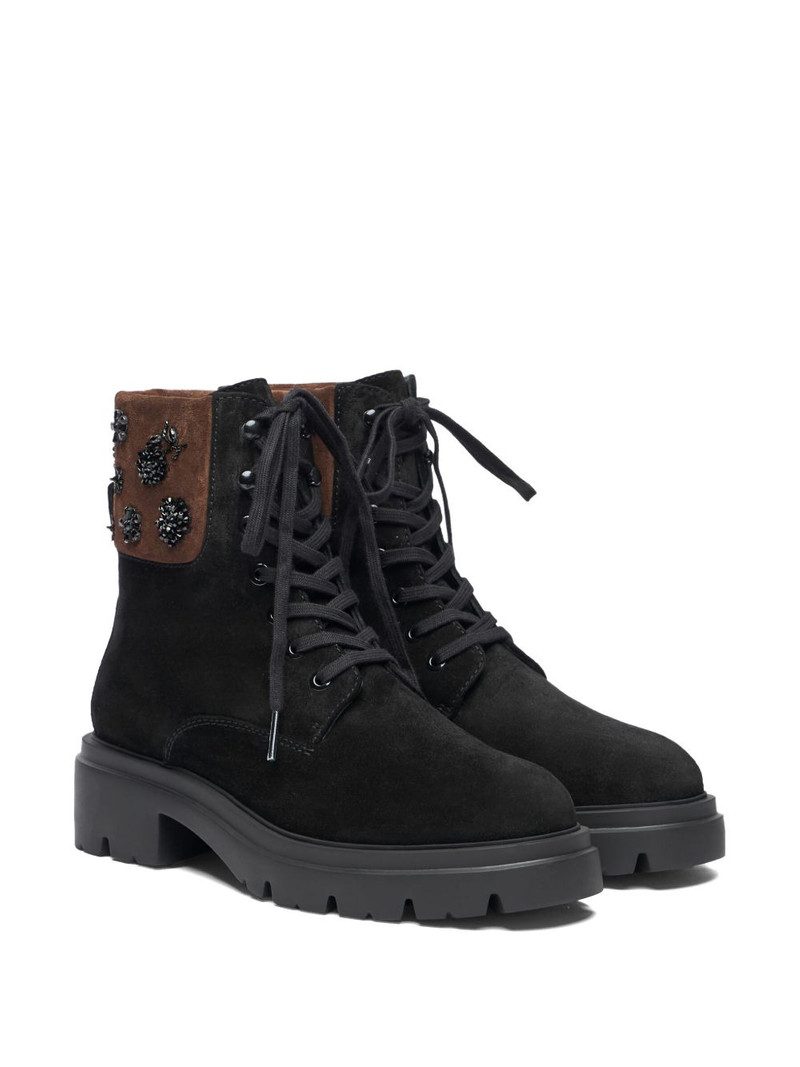 Stuart Weitzman Hudson lace-up boots outlook
