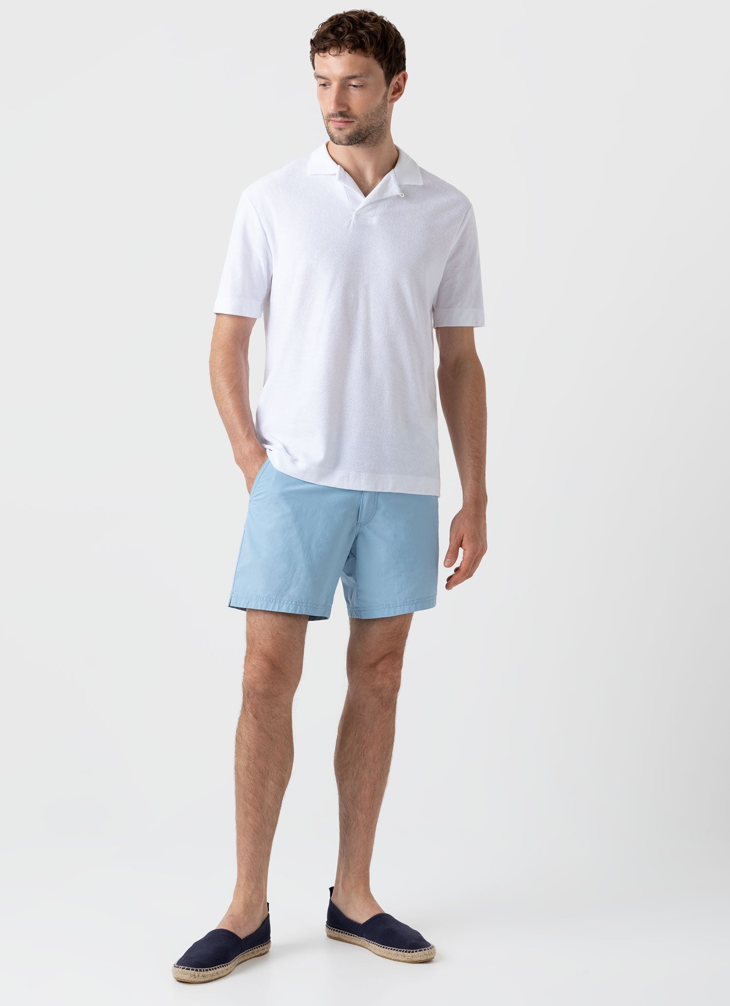 Towelling Polo Shirt - 2