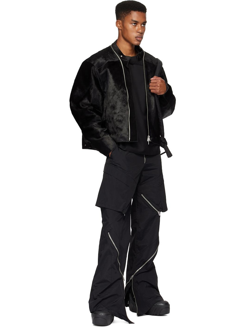 HELIOT EMIL™ Black Lorica Leather Jacket outlook
